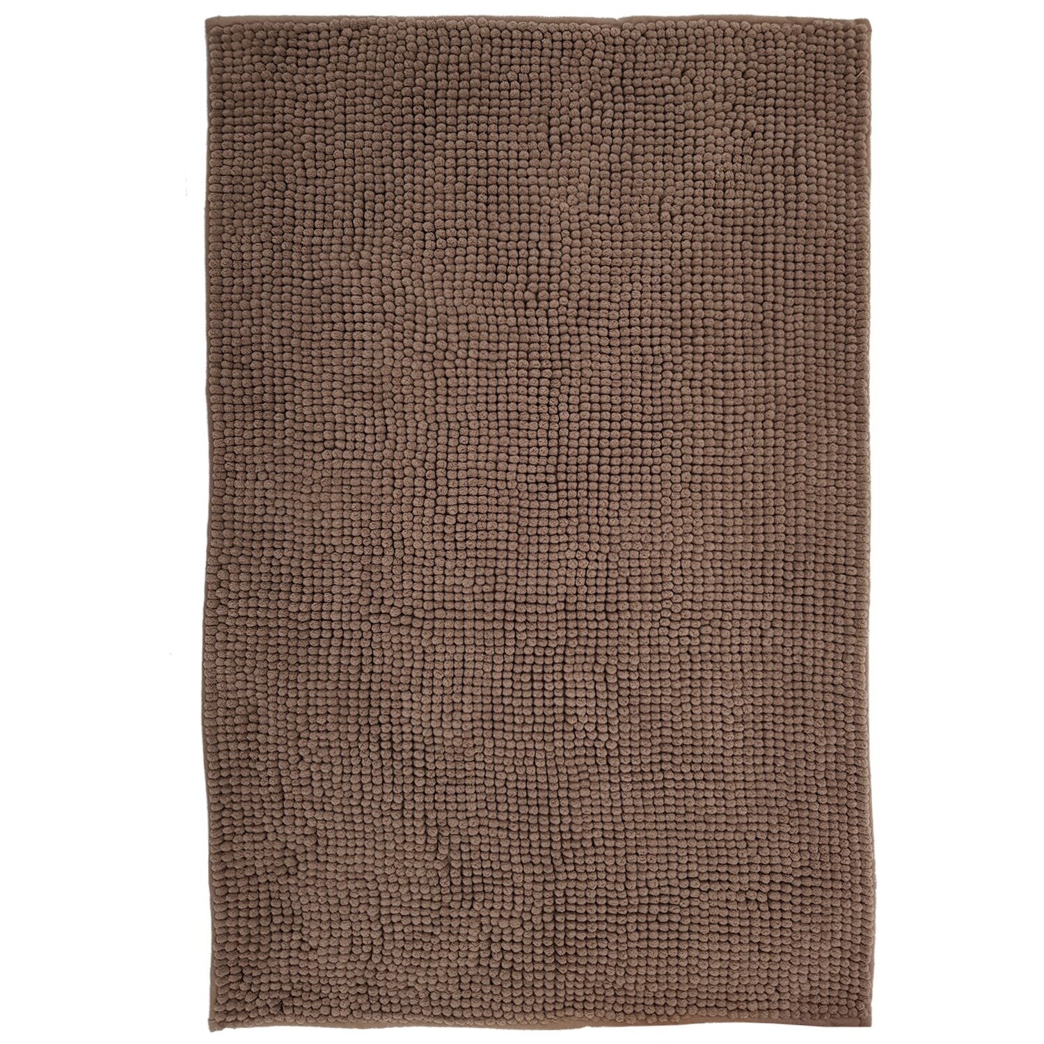 NYVI Badematte NYVISpa Chenille Rechteckig - Badezimmerteppich - Rutschfest, Saugf&auml;hig, Schnell Trocknend, Fu&szlig;bodenheizung geeignet, Waschbar, Weich Farbe:Taupe;Gr&ouml;&szlig;e:Badematte 70x120 cm - Bild 1