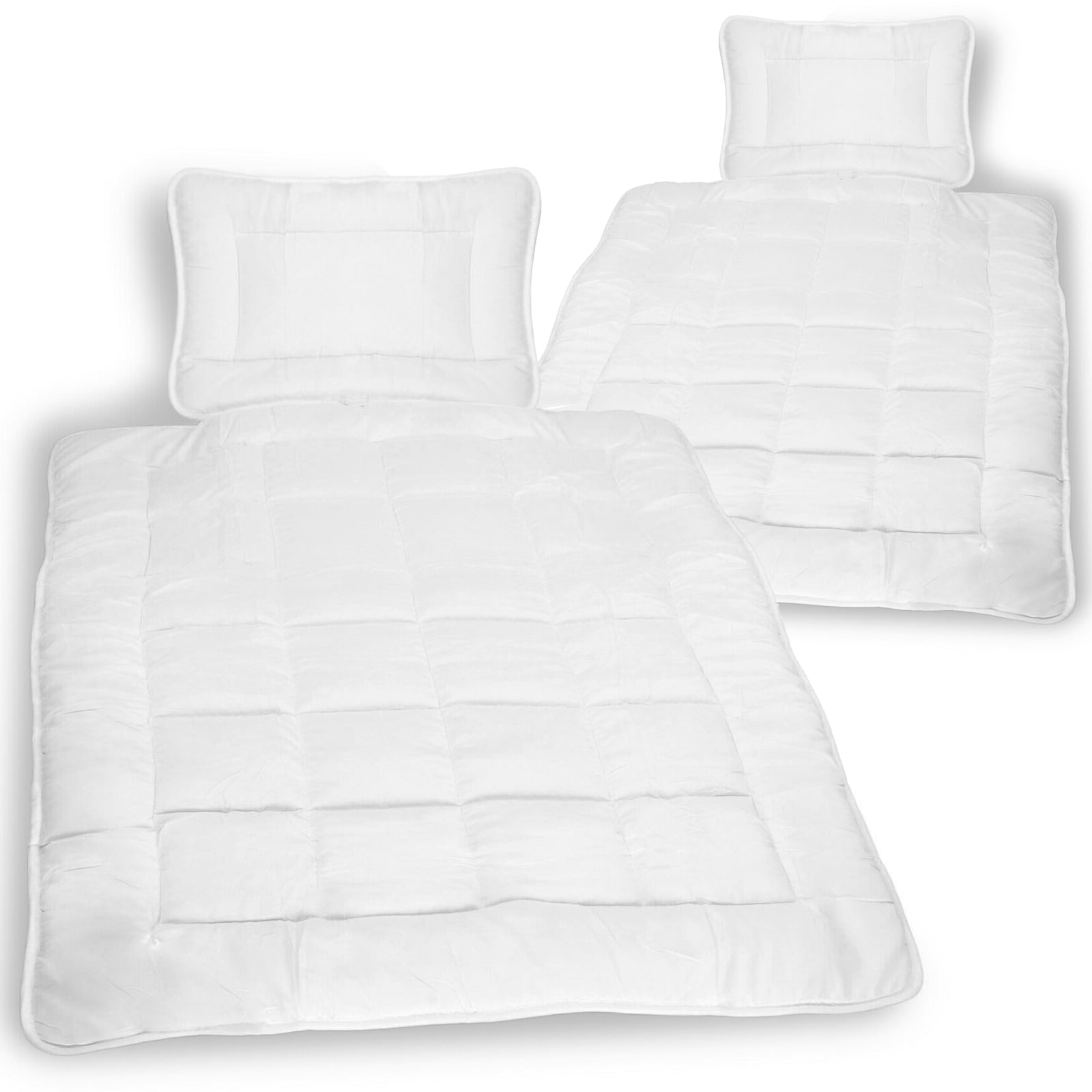 NYVI Kinderbetten Set Easy - 2x Kinderbettdecke 100x135 cm & 2x Kissen 40x60 cm - Bild 1