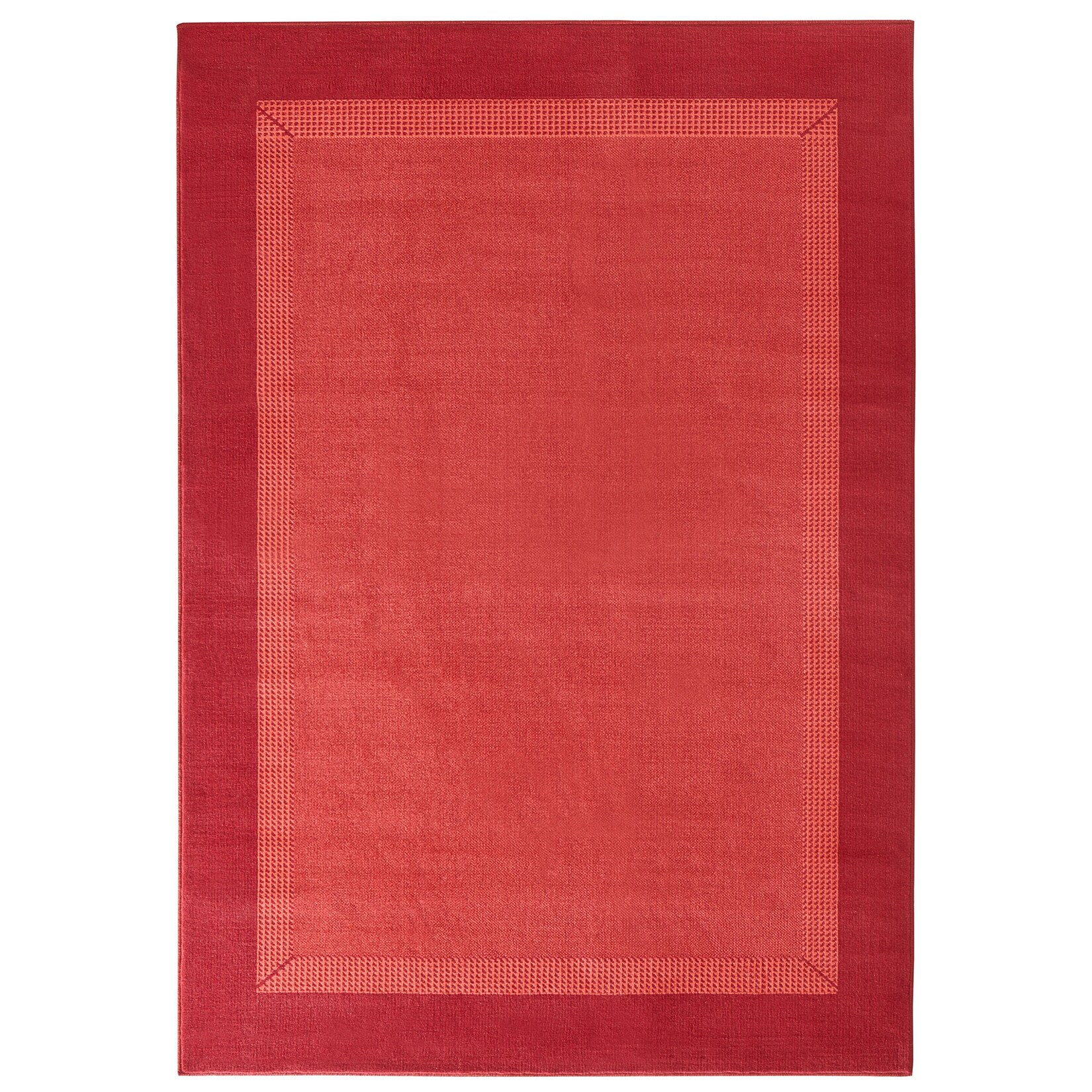 NYVI Teppich Basic – Strapazierfähig, Pflegeleicht, Vielseitig Farbe:Rot;Größe:120×170 cm | 04255636645354