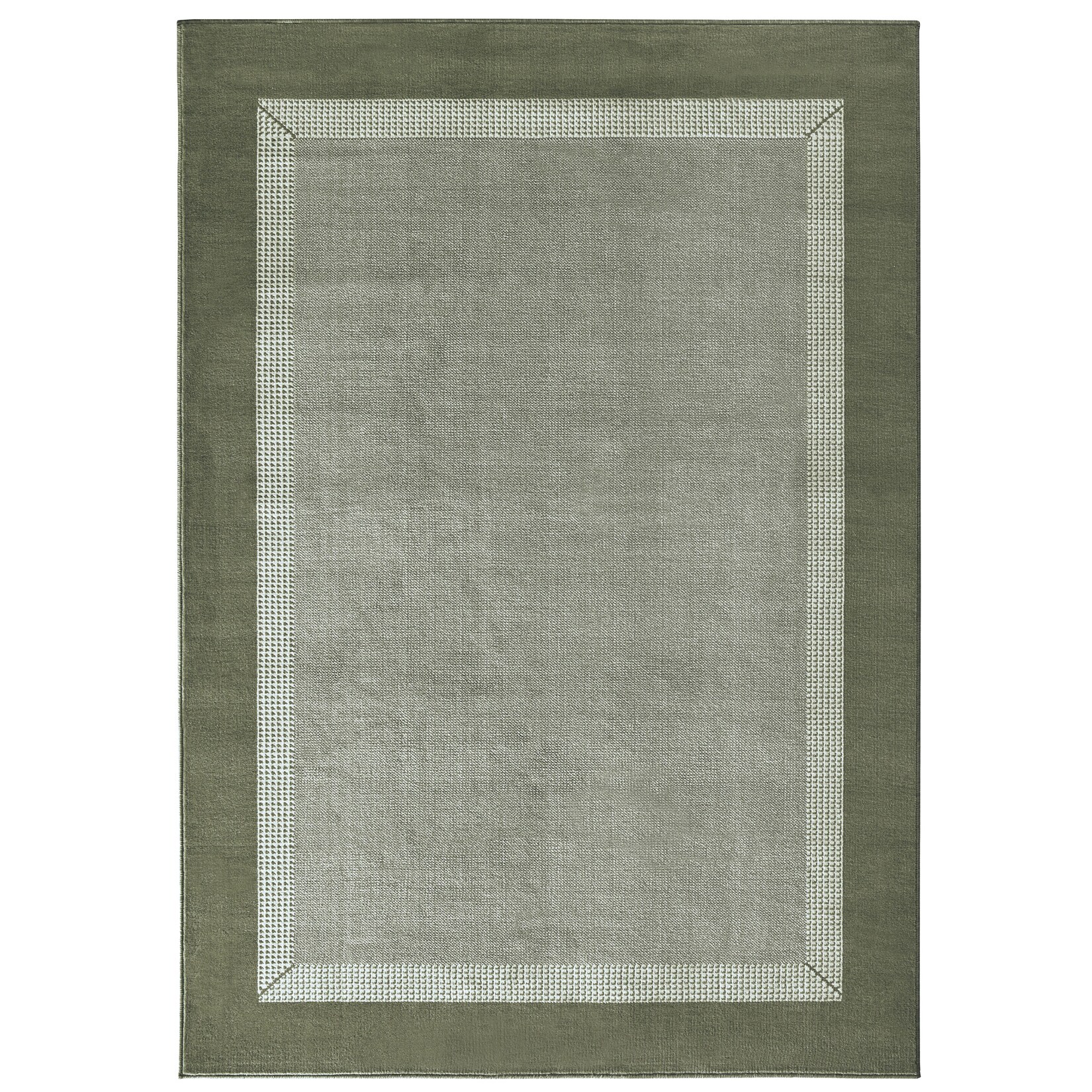 NYVI Teppich Basic - Strapazierfähig, Pflegeleicht, Vielseitig Farbe:Grün;Größe:160x230 cm
