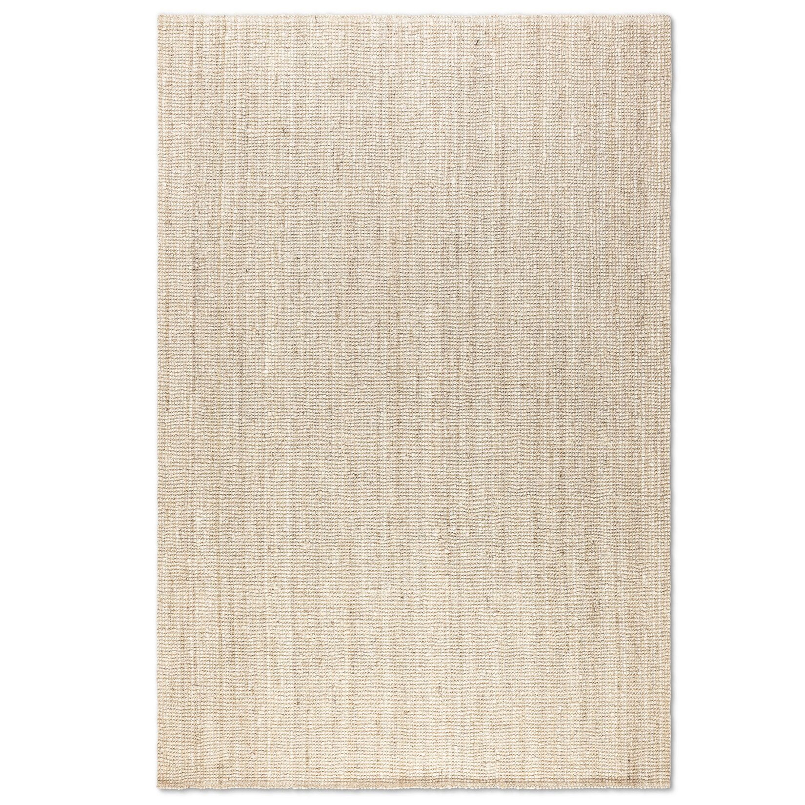 NYVI Teppich Bouclé - Pflegeleicht, Für Fußbodenheizung, Strapazierfähig Größe:80x200 cm;Farbe:Elfenbein Weiß