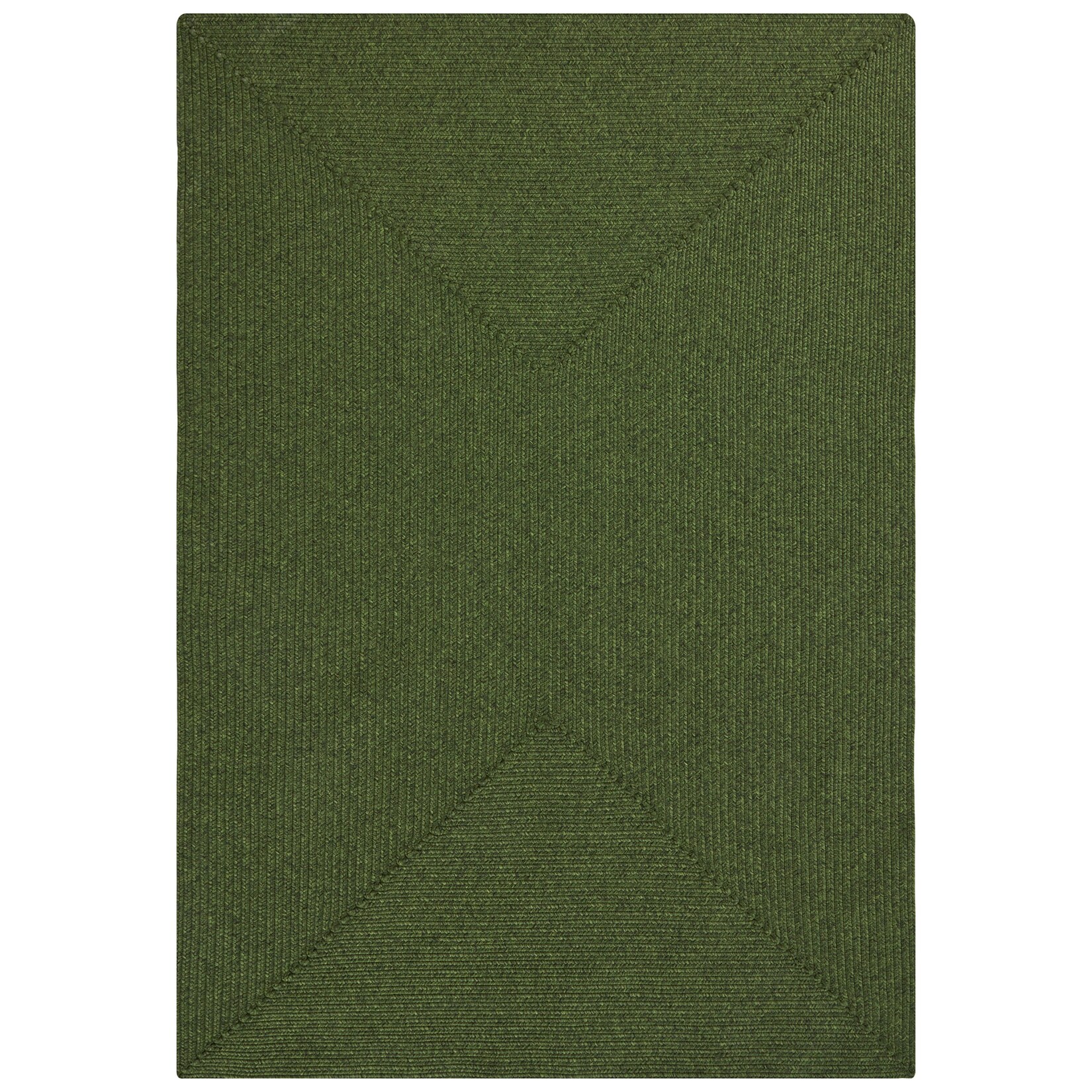 NYVI Teppich Braided – Wetterfest, Pflegeleicht, für Innen und Außen Farbe:Grün;Größe:80×150 cm | 04255636647372