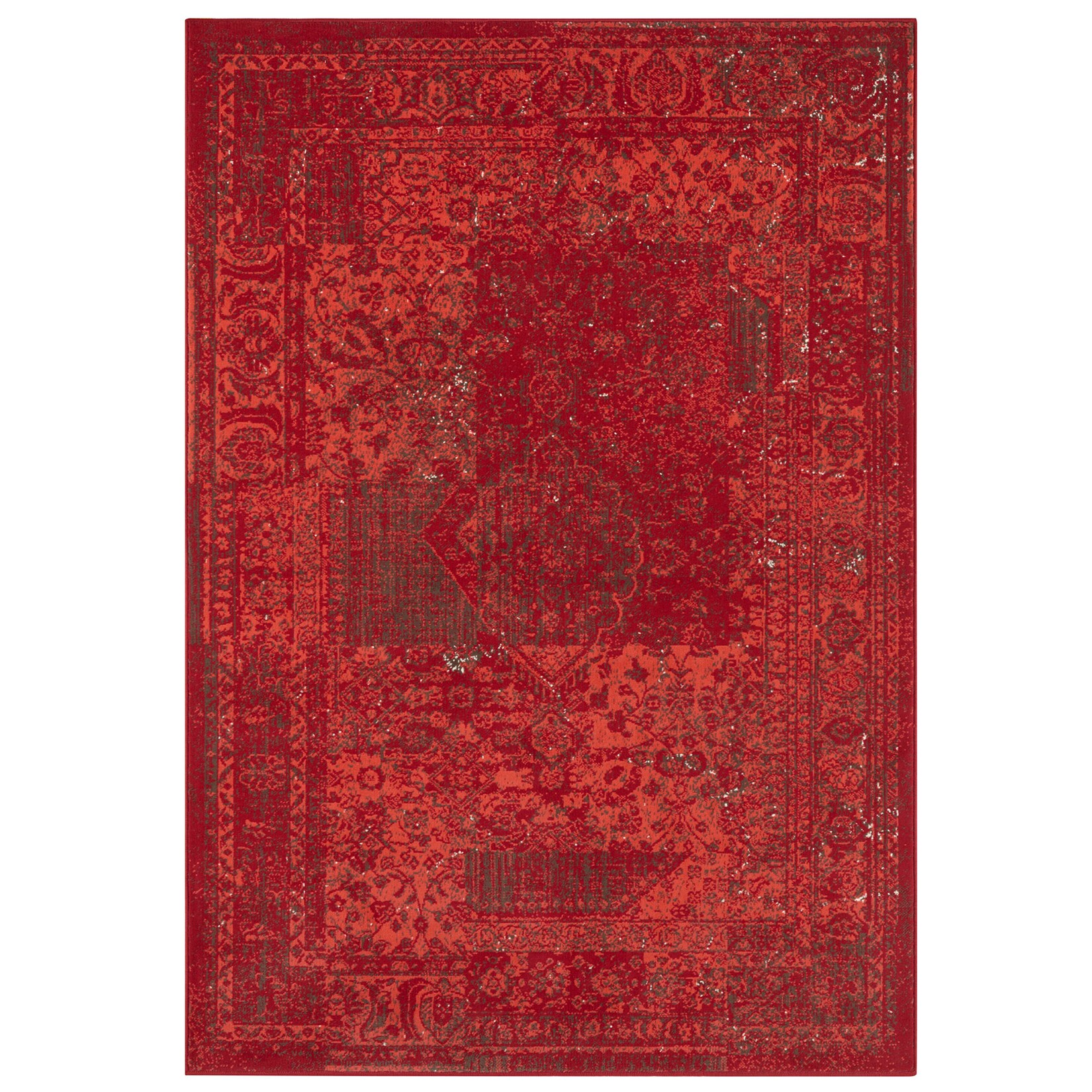 NYVI Teppich Celebration - Für Fußbodenheizung geeignet, Strapazierfähig, Leicht zu reinigen Farbe:Rot;Größe:160x230 cm