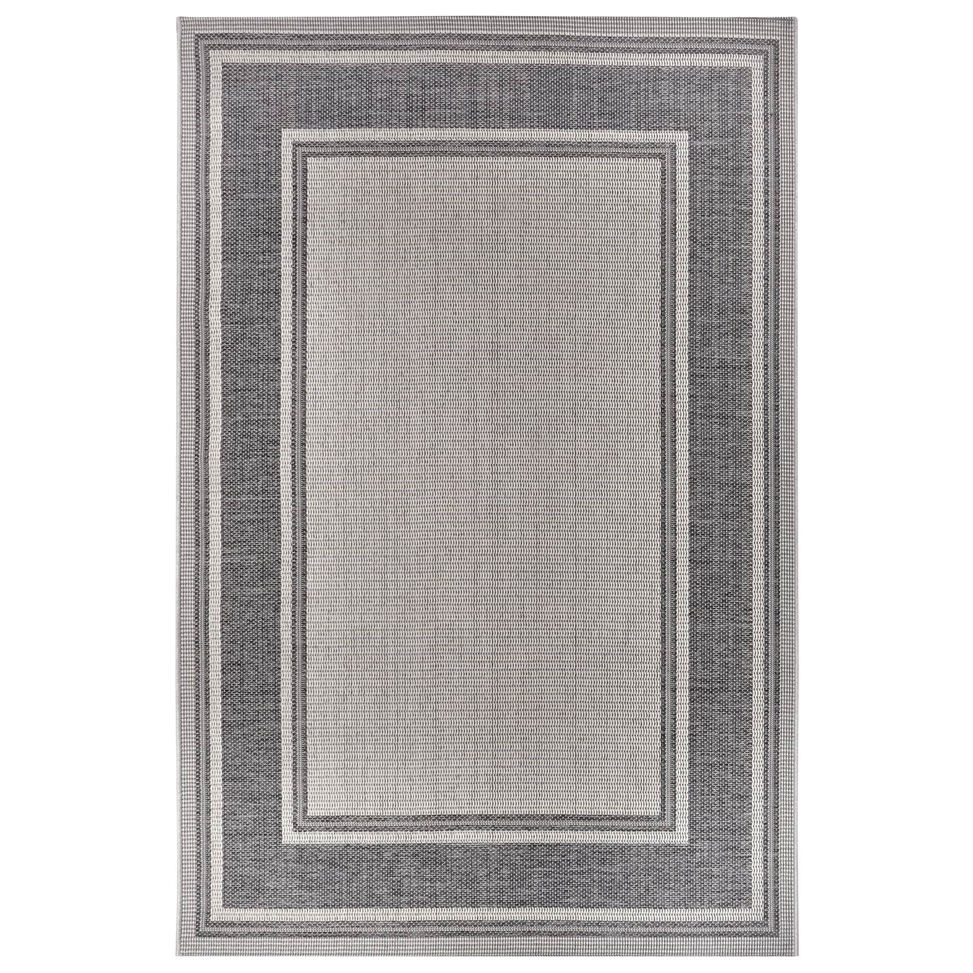 NYVI Teppich Clyde - Wetterfest, UV-best&auml;ndig, f&uuml;r Innen und Au&szlig;en Gr&ouml;&szlig;e:155x235 cm;Farbe:Beige Grau Cast - Bild 1