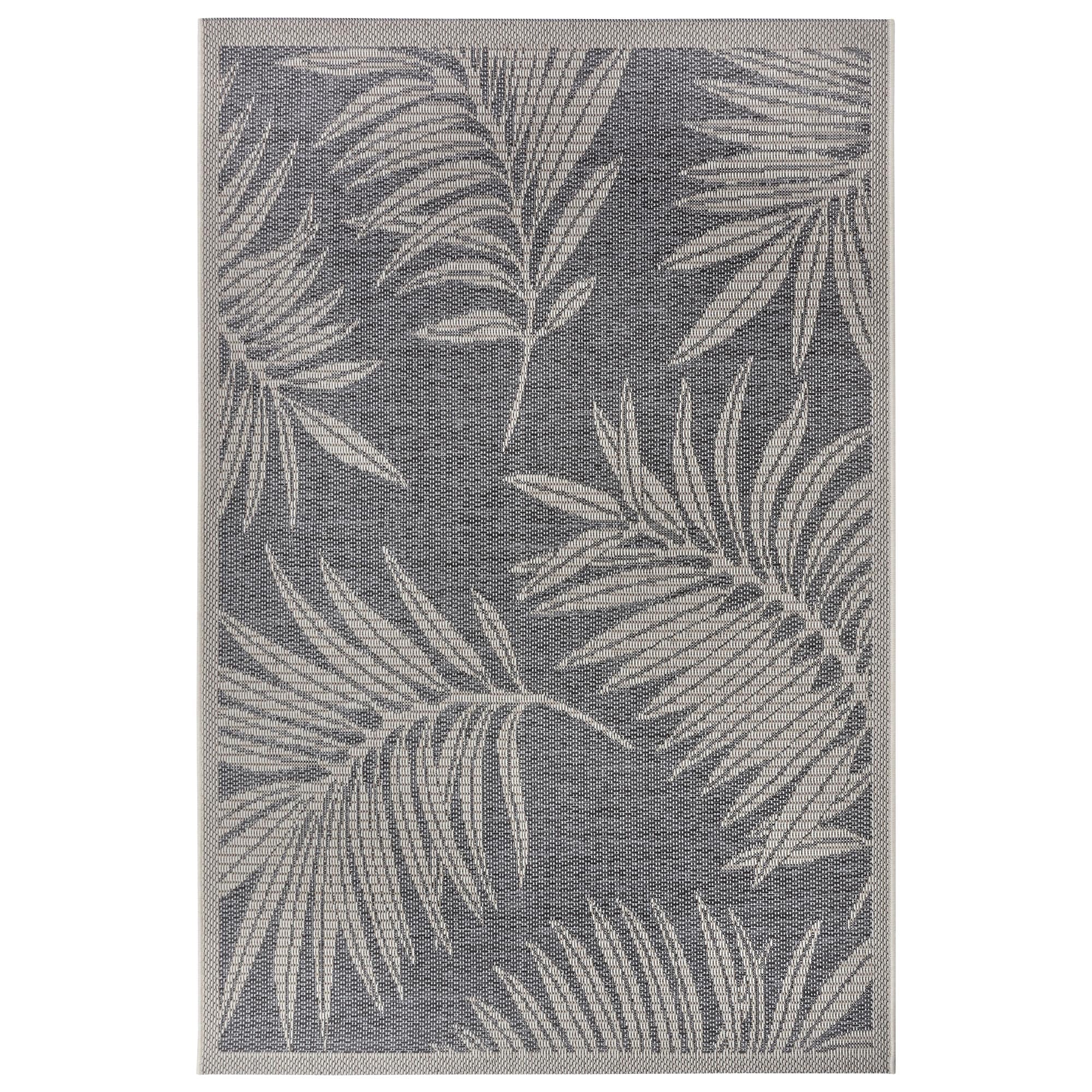 NYVI Teppich Clyde - Wetterfest, UV-best&auml;ndig, f&uuml;r Innen und Au&szlig;en Gr&ouml;&szlig;e:155x235 cm;Farbe:Grau Creme Paru - Bild 1