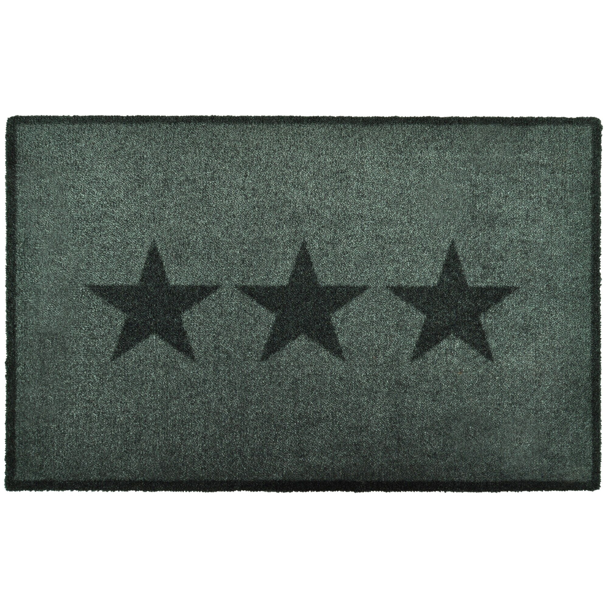 NYVI Fu&szlig;matte Deko - Wetterfest, Rutschfest, Waschbar, f&uuml;r Innen und Au&szlig;en Farbe:Grau;Gr&ouml;&szlig;e:120x200 cm - Bild 1