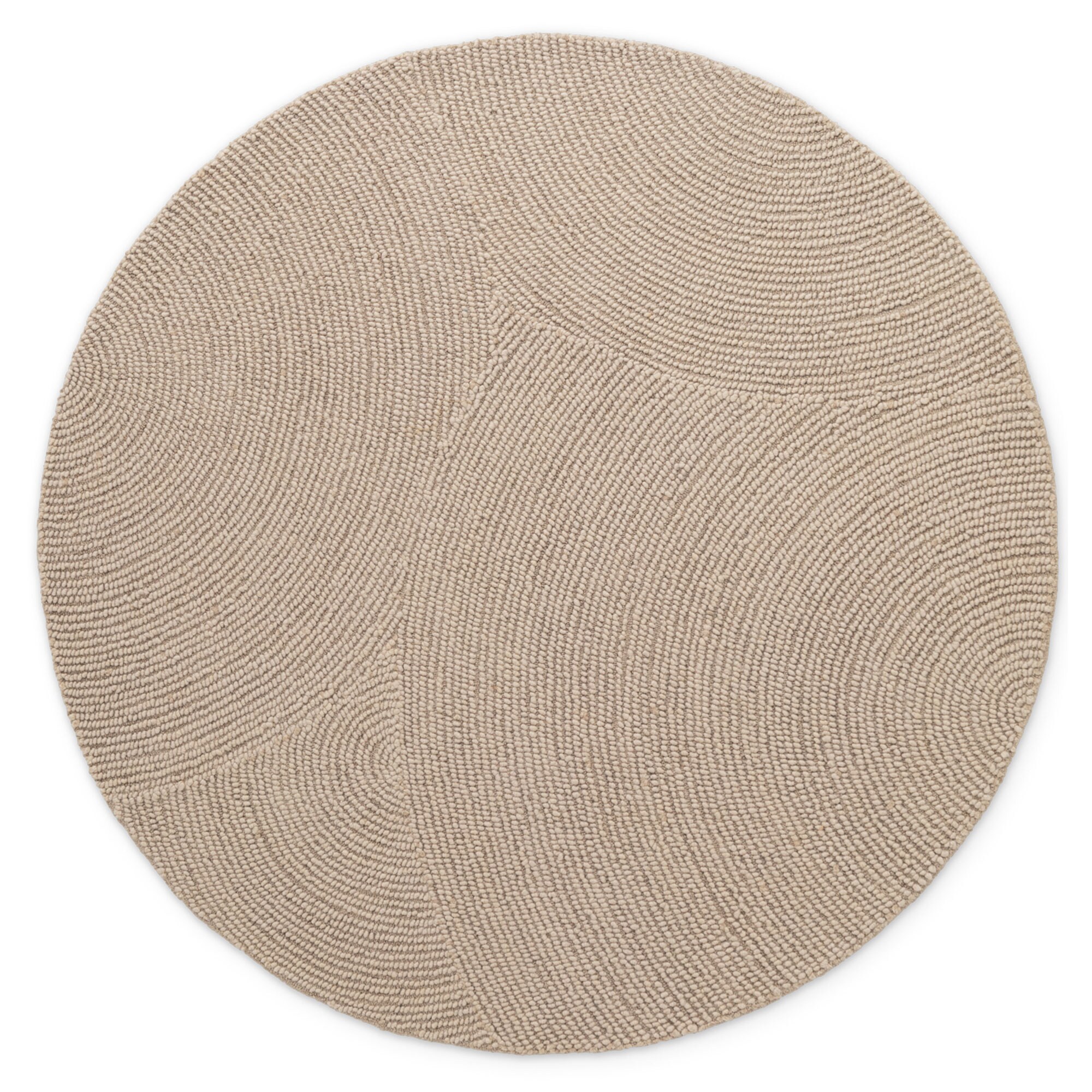 NYVI Teppich Eleni - Pflegeleicht, Strapazierf&auml;hig, f&uuml;r Innen geeignet Gr&ouml;&szlig;e:&Oslash; 120 cm;Farbe:Hellbeige - Bild 1
