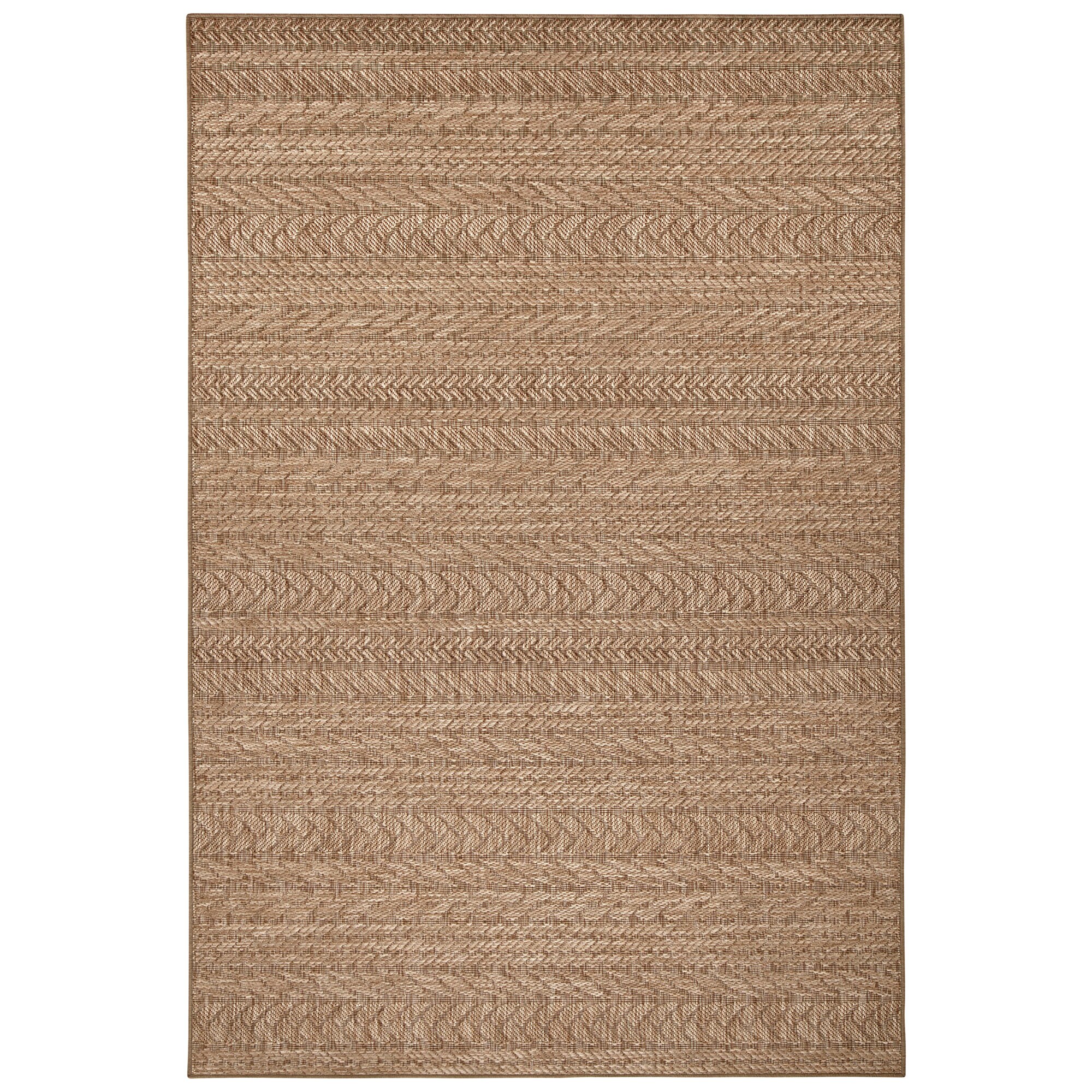 NYVI Teppich Forest - Wetterfest, Pflegeleicht, f&uuml;r Innen und Au&szlig;en Gr&ouml;&szlig;e:80x150 cm;Farbe:Beige Braun Granado - Bild 1