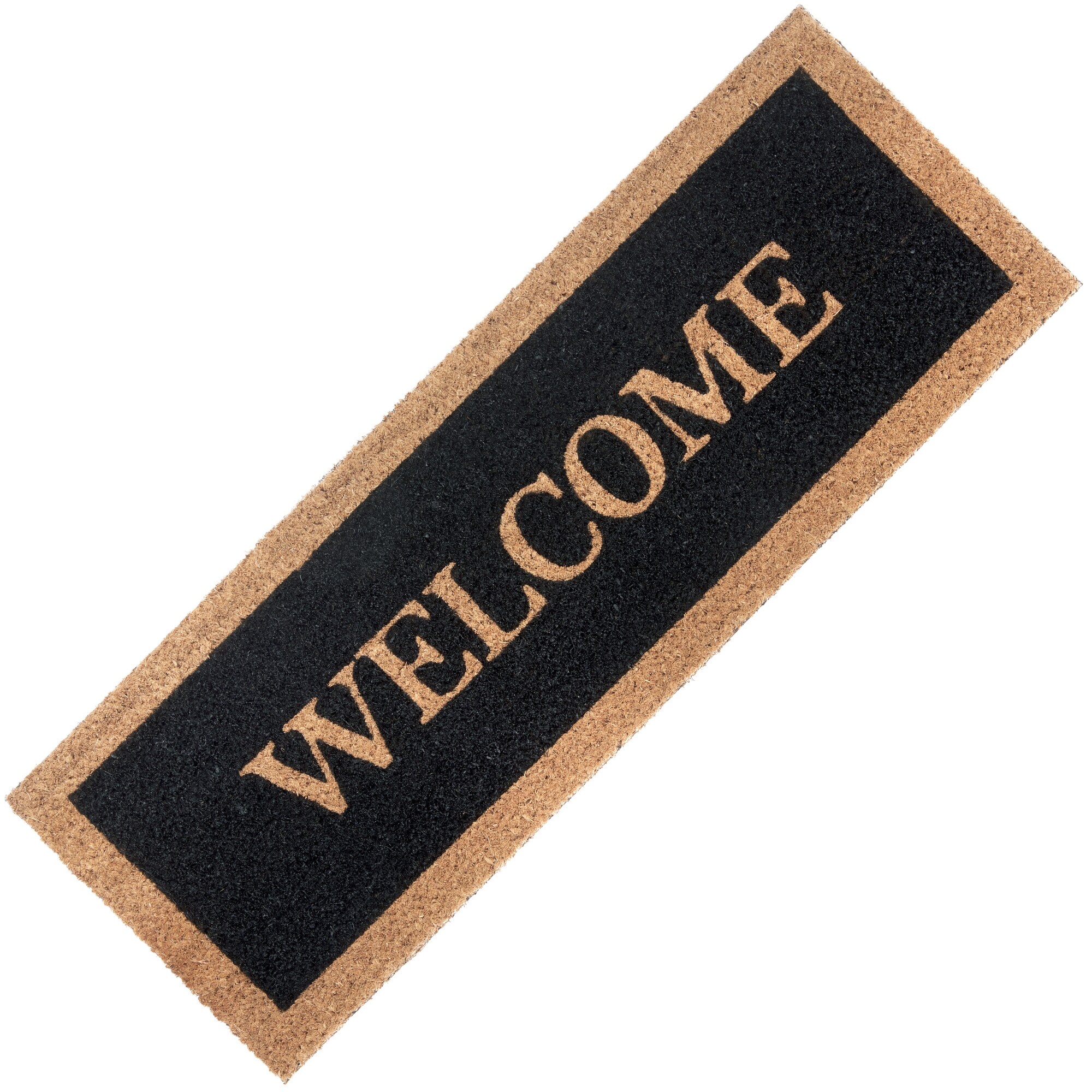 NYVI Fu&szlig;matte Lang - Rutschfest Wetterfest Strapazierf&auml;hig Gr&ouml;&szlig;e:27x70 cm;Farbe:Welcome - Bild 1