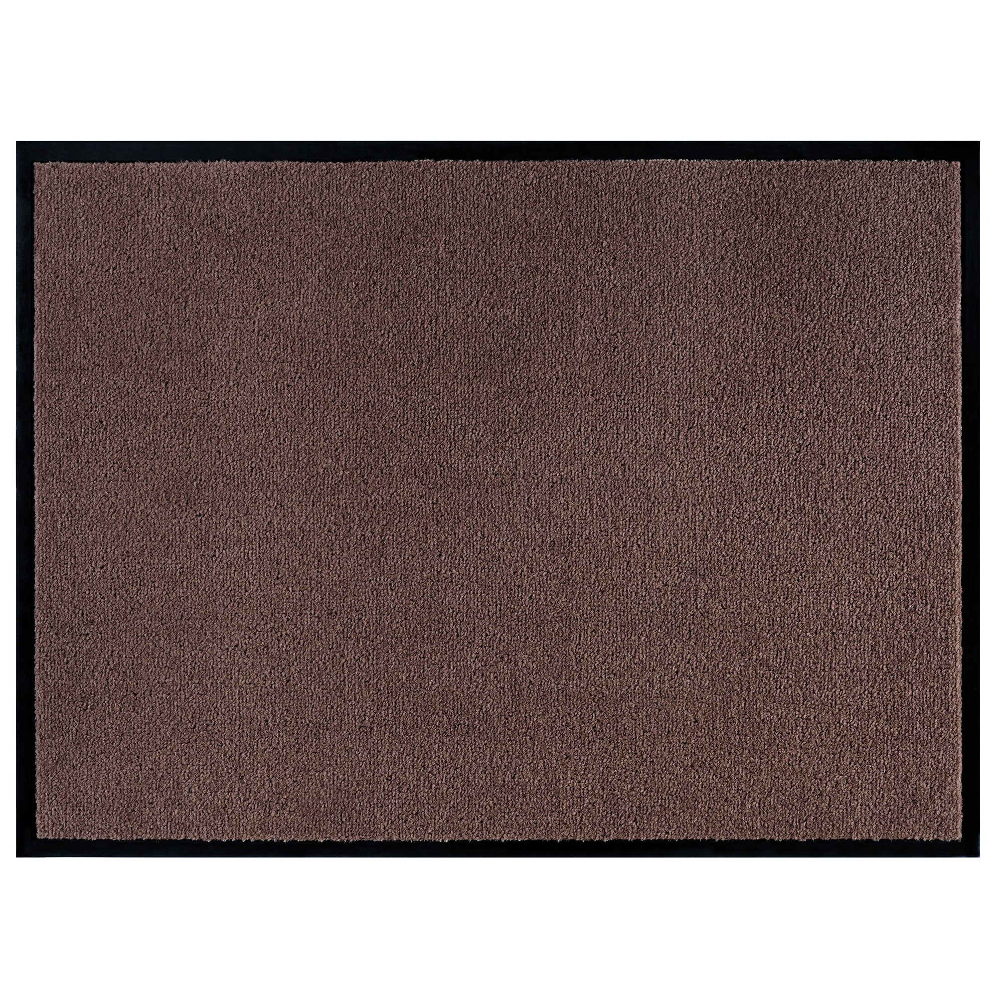 NYVI Fu&szlig;matte Unicolored - Pflegeleicht, Strapazierf&auml;hig, Anti-Rutsch Farbe:Braun;Gr&ouml;&szlig;e:60x80 cm - Bild 1