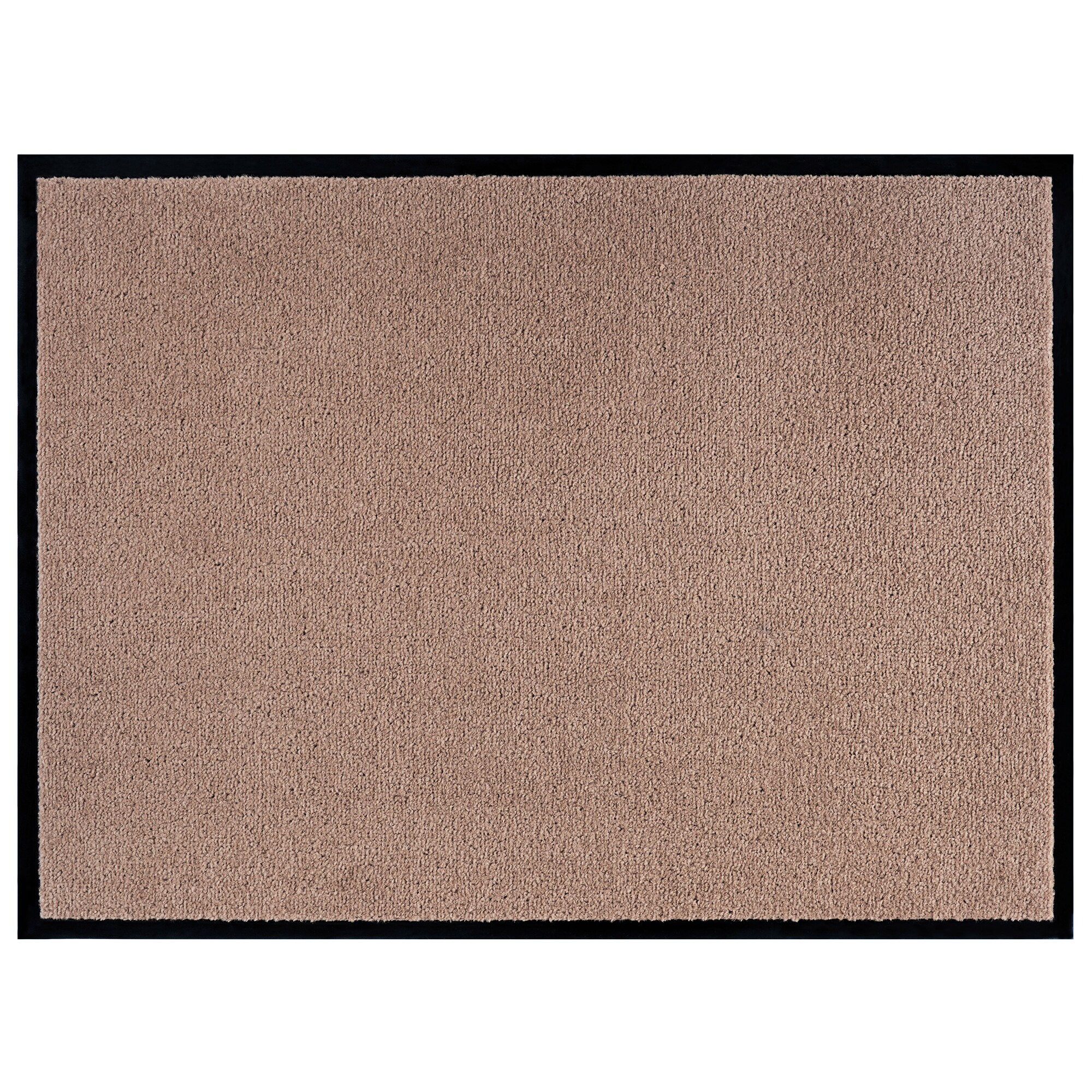 NYVI Fu&szlig;matte Unicolored - Pflegeleicht, Strapazierf&auml;hig, Anti-Rutsch Farbe:Beige;Gr&ouml;&szlig;e:80x120 cm - Bild 1