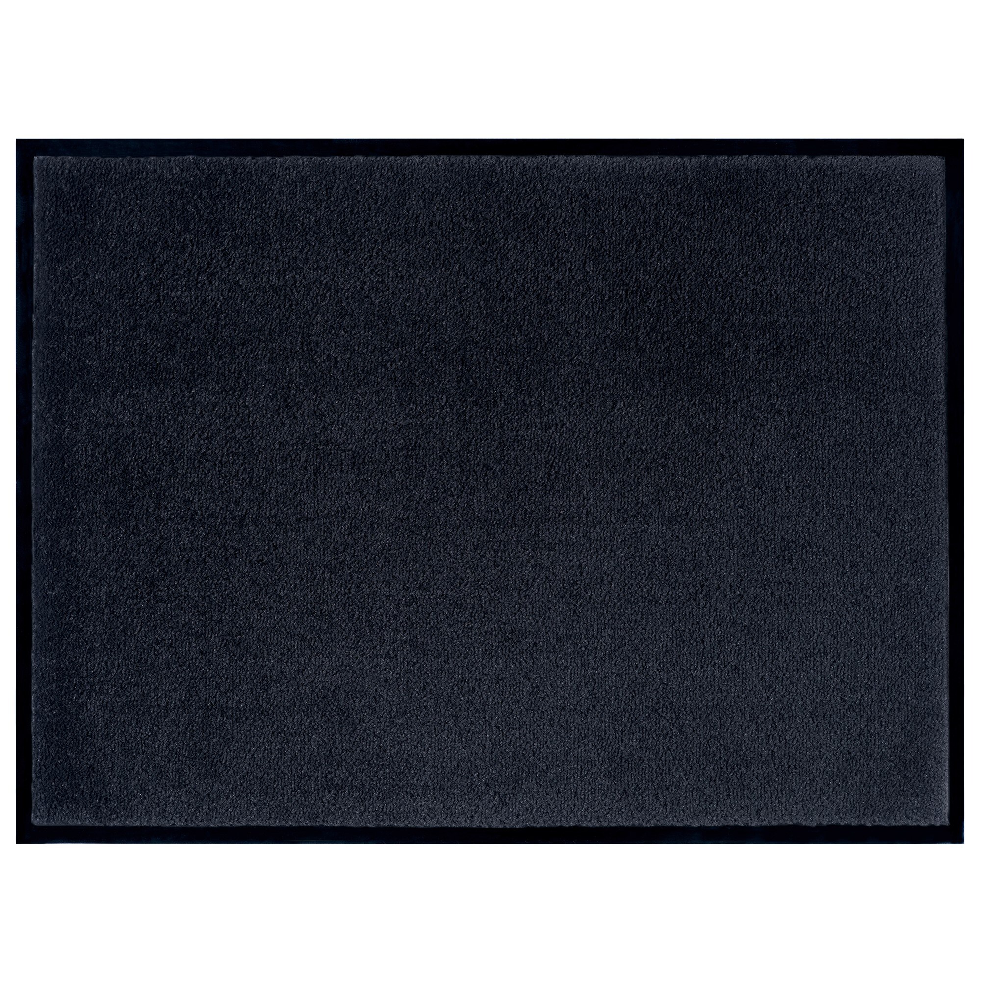 NYVI Fu&szlig;matte Unicolored - Pflegeleicht, Strapazierf&auml;hig, Anti-Rutsch Farbe:Schwarz;Gr&ouml;&szlig;e:40x60 cm - Bild 1