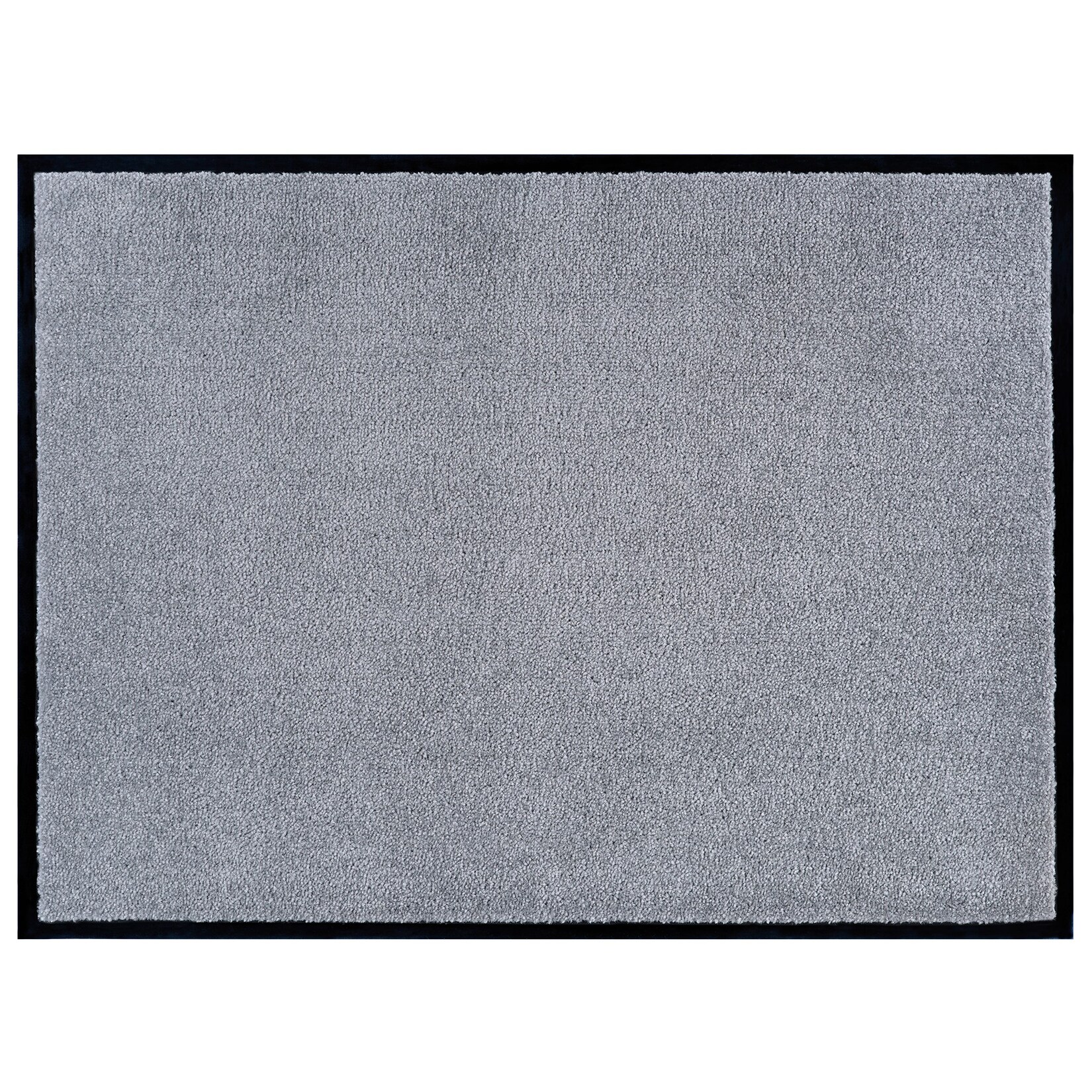 NYVI Fußmatte Unicolored – Pflegeleicht, Strapazierfähig, Anti-Rutsch Farbe:Silber;Größe:80×120 cm | 04255636665307
