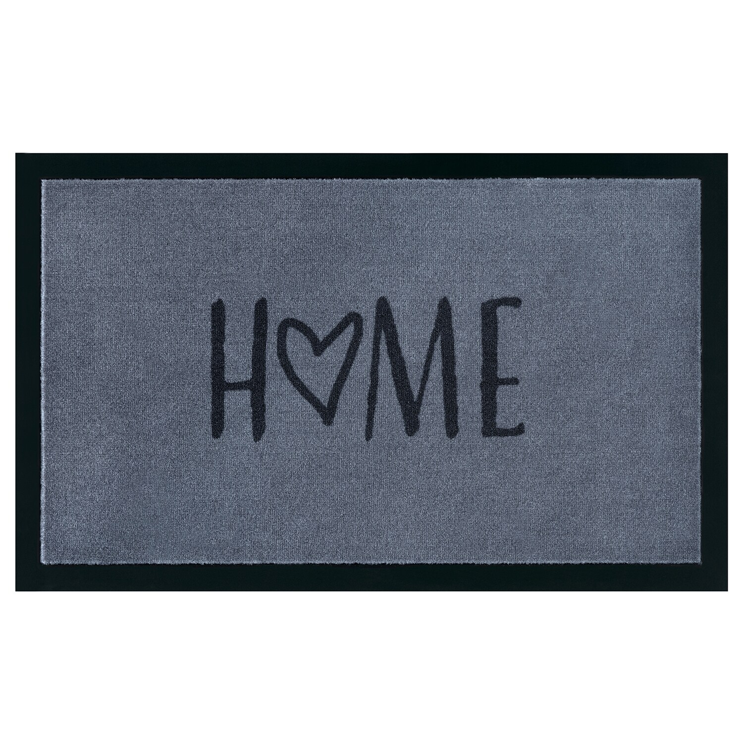 NYVI Fu&szlig;matte Writing - Langlebig, Anti-Rutsch, f&uuml;r Innen und Au&szlig;en Gr&ouml;&szlig;e:45x75 cm;Farbe:Home Grau - Bild 1