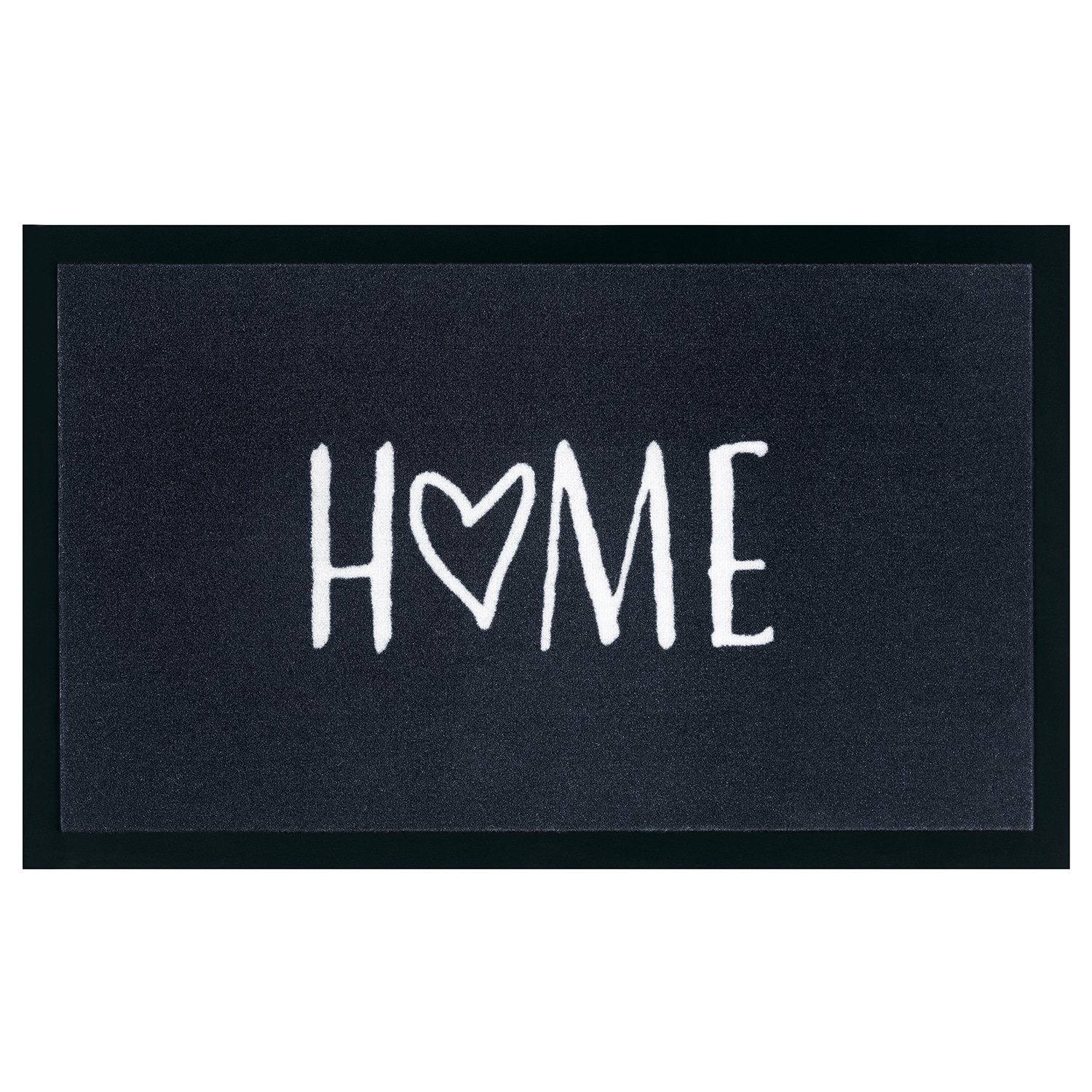 NYVI Fu&szlig;matte Writing - Langlebig, Anti-Rutsch, f&uuml;r Innen und Au&szlig;en Gr&ouml;&szlig;e:45x75 cm;Farbe:Home Anthrazit - Bild 1