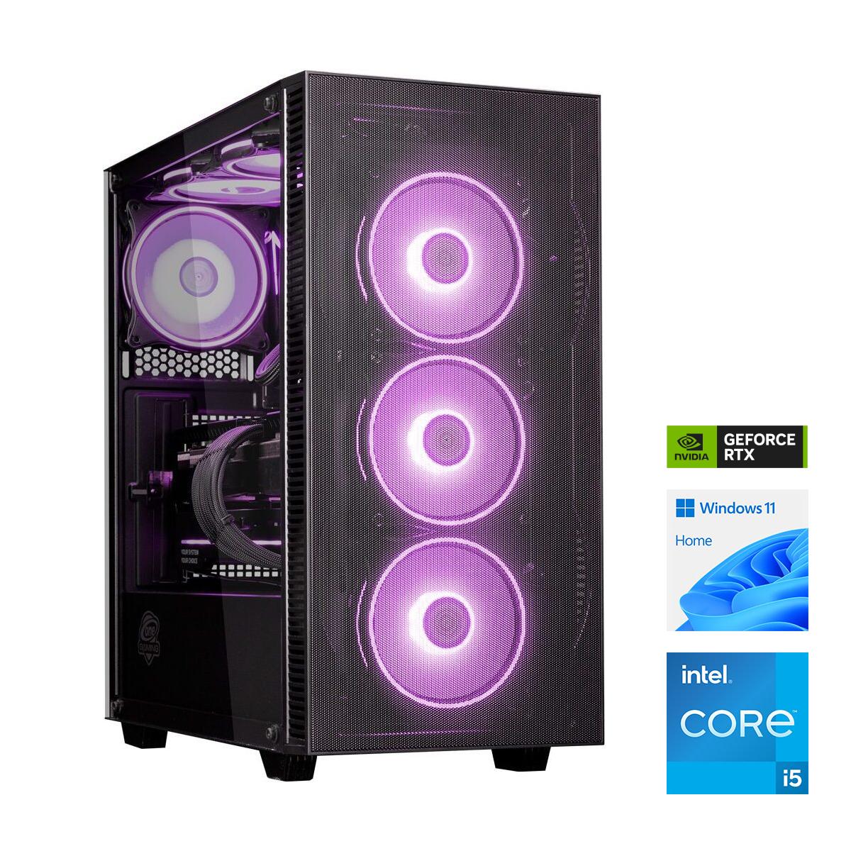 MP ONE GAMING PC 01 - RTX 4060 - Core i5-12400 - 1 TB NVMe - 16GB RAM - Windows 11 - Bild 1