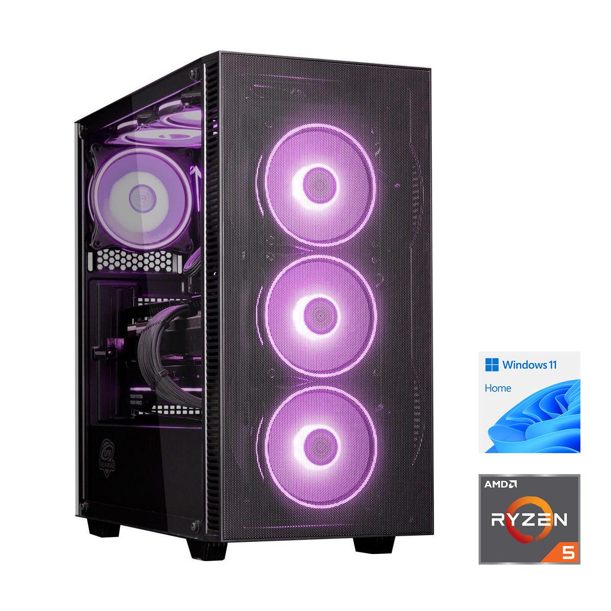 MP ONE GAMING PC 03 - RX 6600 - Ryzen 5 7600X - 1 TB NVMe - 32GB RAM - Windows 11 - Bild 1