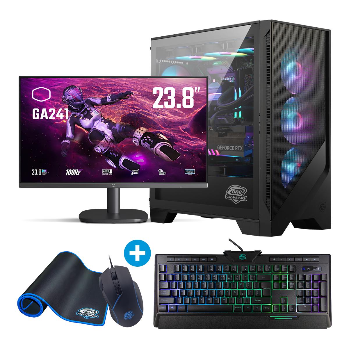 Gaming Komplett-PC AR238 - RX 6600 - Ryzen 5 4500 - 512 GB NVMe - 16GB RAM - Windows 11 - Bild 1