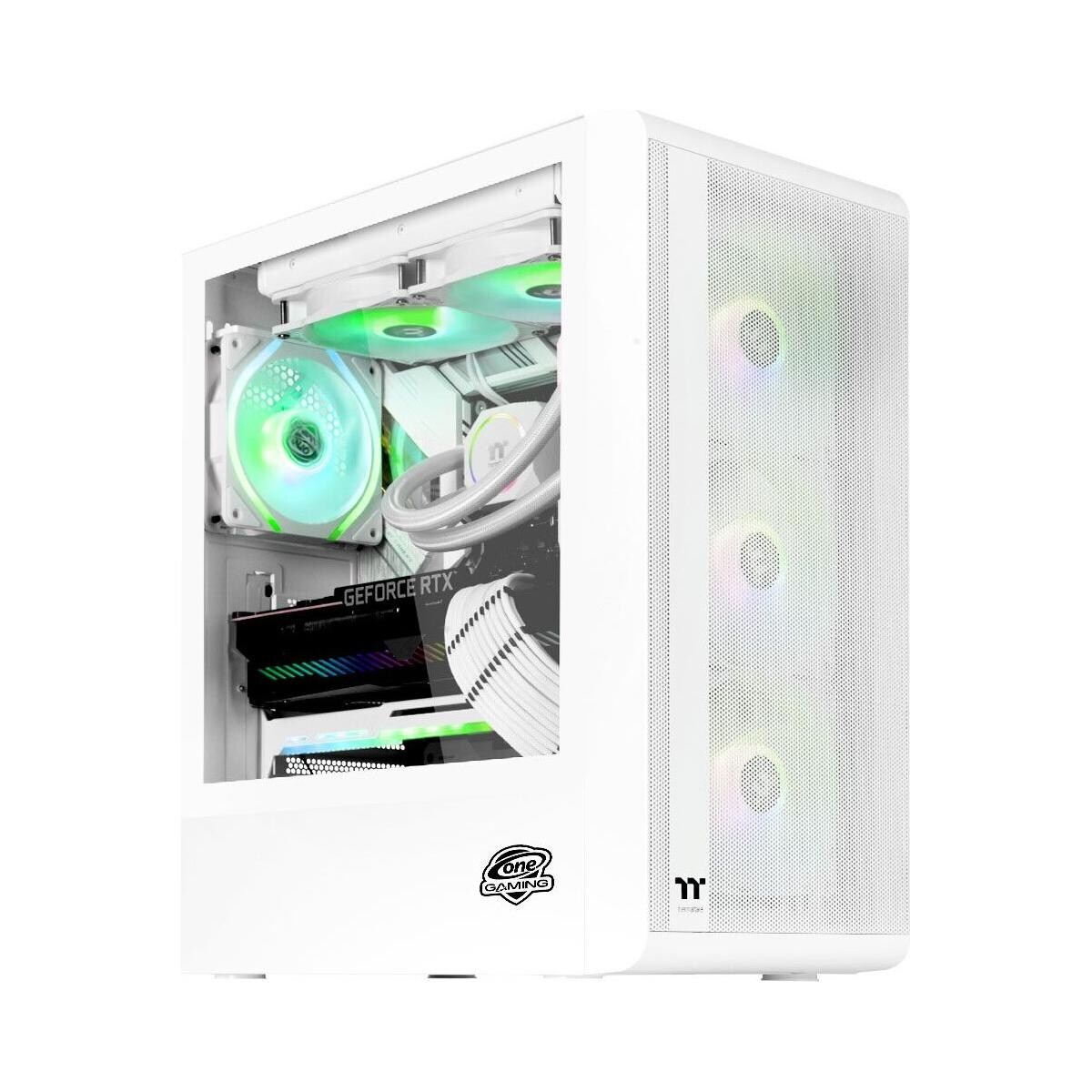 Gaming PC White Edition AN020 - RTX 5060 Ti - Ryzen 5 5500 - 1 TB NVMe - 16GB RAM