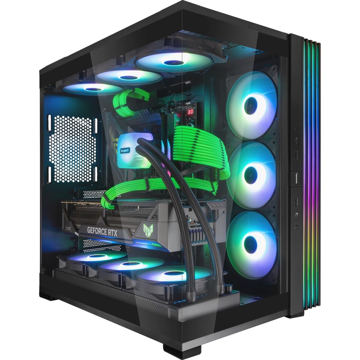 High End PC Black Edition AN150 – RTX 5080 – Ryzen 7 9800X3D – 2 TB NVMe – 32GB RAM | 04049998694217