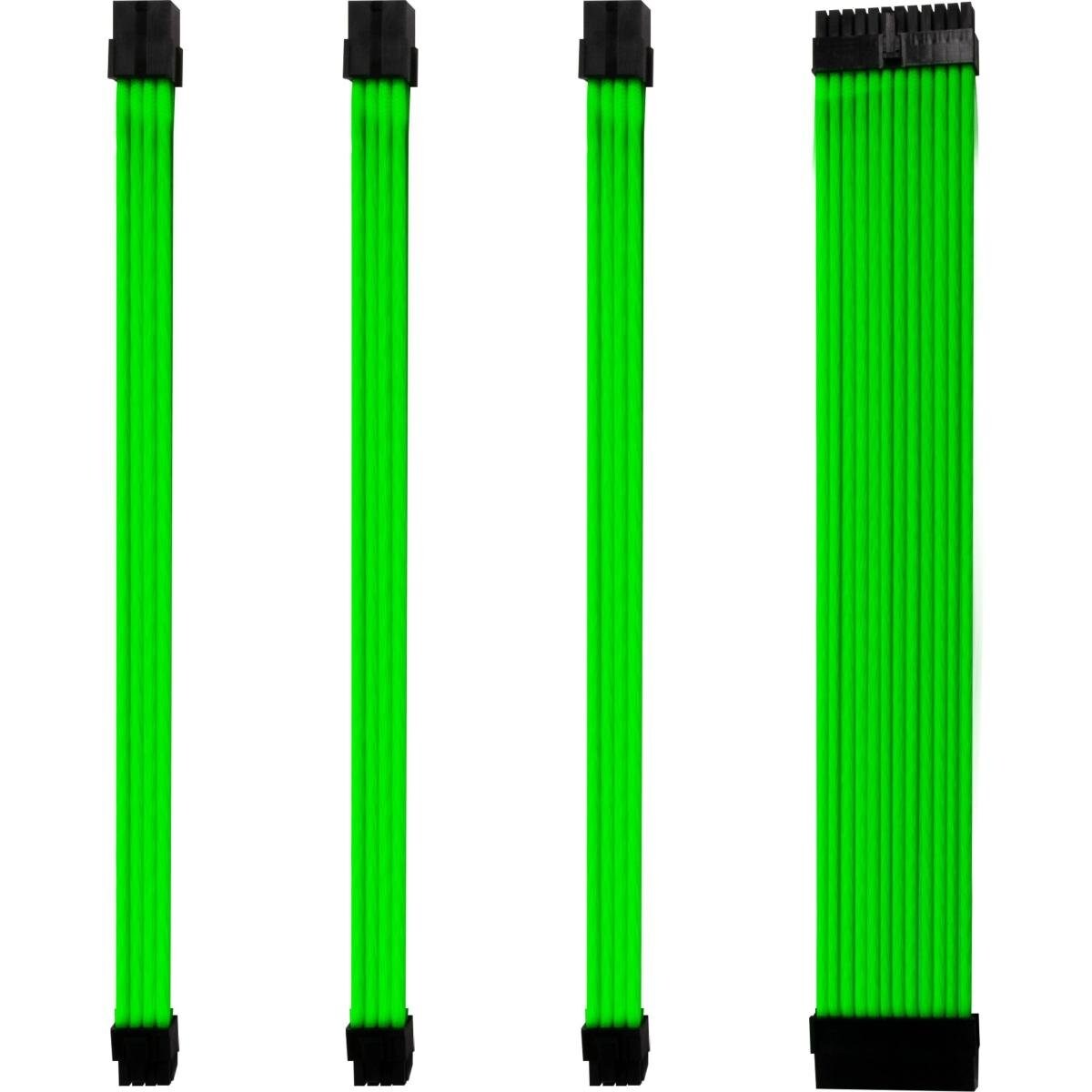 Kabel-Sleeve-Set – Grün – ONE GAMING | 04049998681033