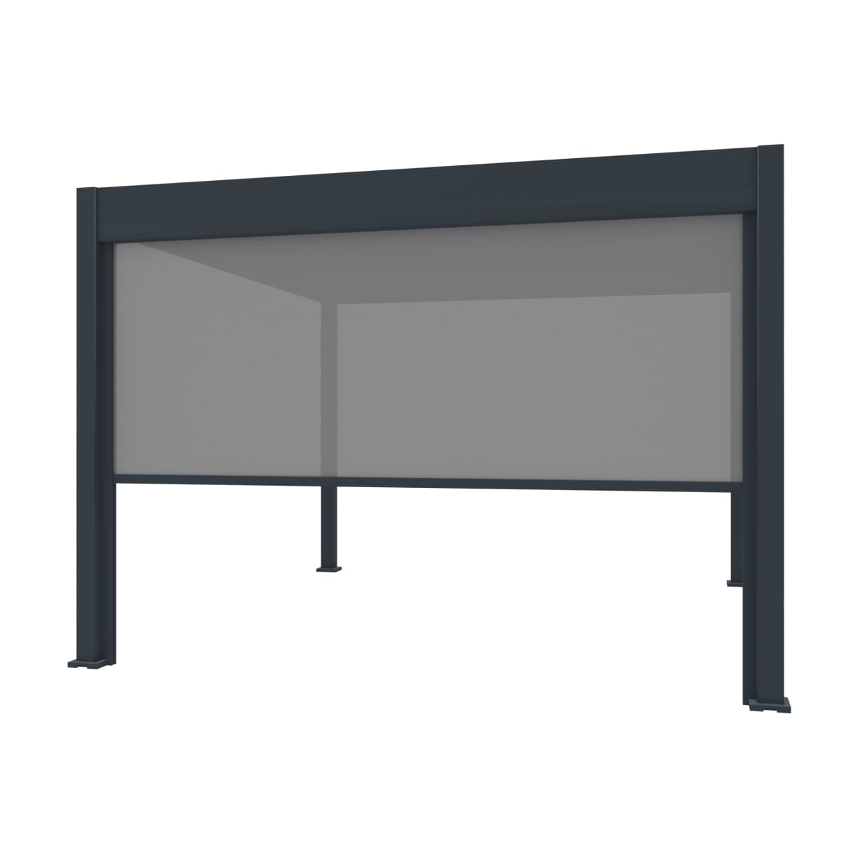 Weide Sonnenrollo 4 Ma&szlig;e Graphitgrau F&uuml;r Weide Deluxe Pergola2.65 Meter - Bild 1
