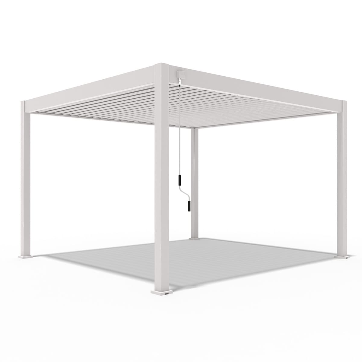 Weide Deluxe | Pergola Voll Aluminium freistehend | 3,6 x 4 M | Lamellendach Ivory Sand? - Bild 1
