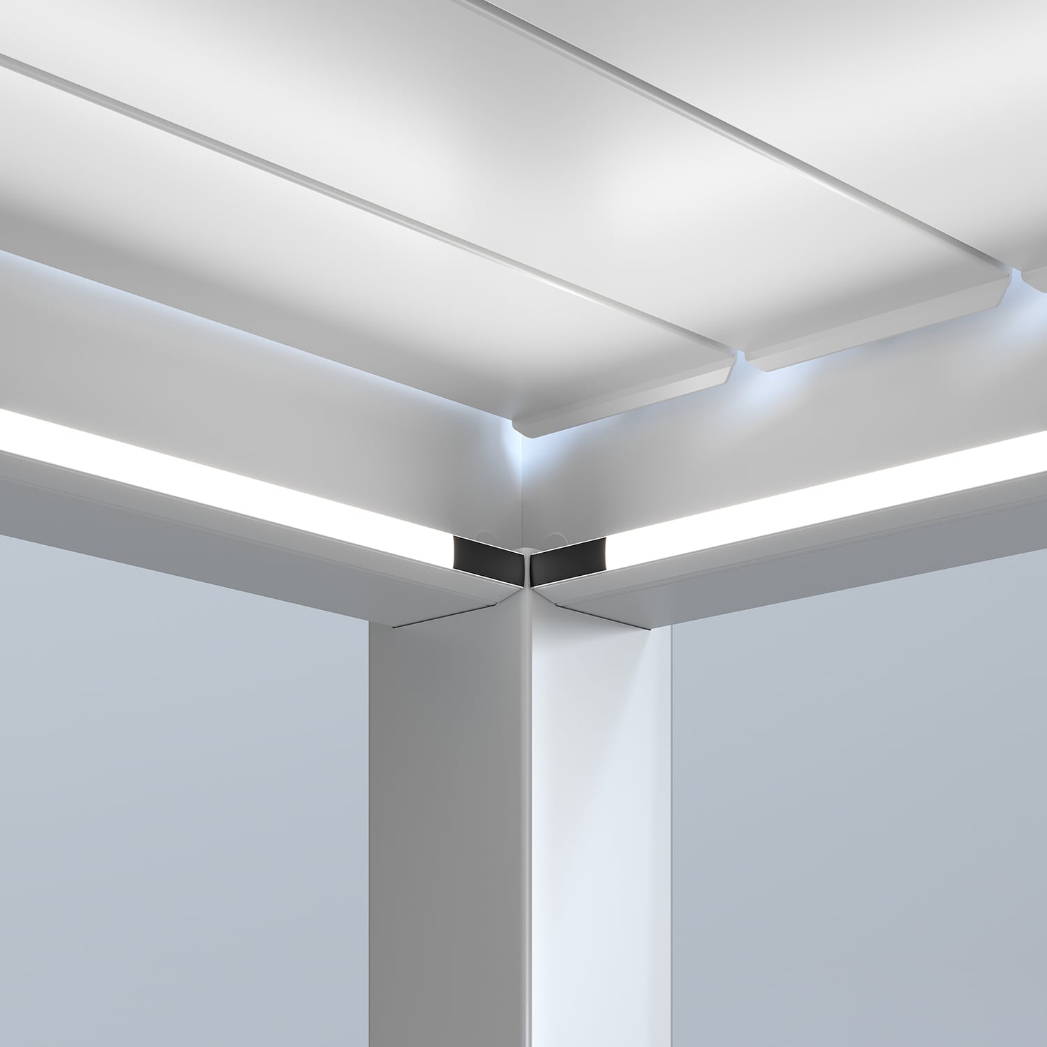 Weide Led Kit 10 Gr&ouml;&szlig;e Wei&szlig; F&uuml;r Weide Pergola3.0 X 5.3 Meter - Bild 1