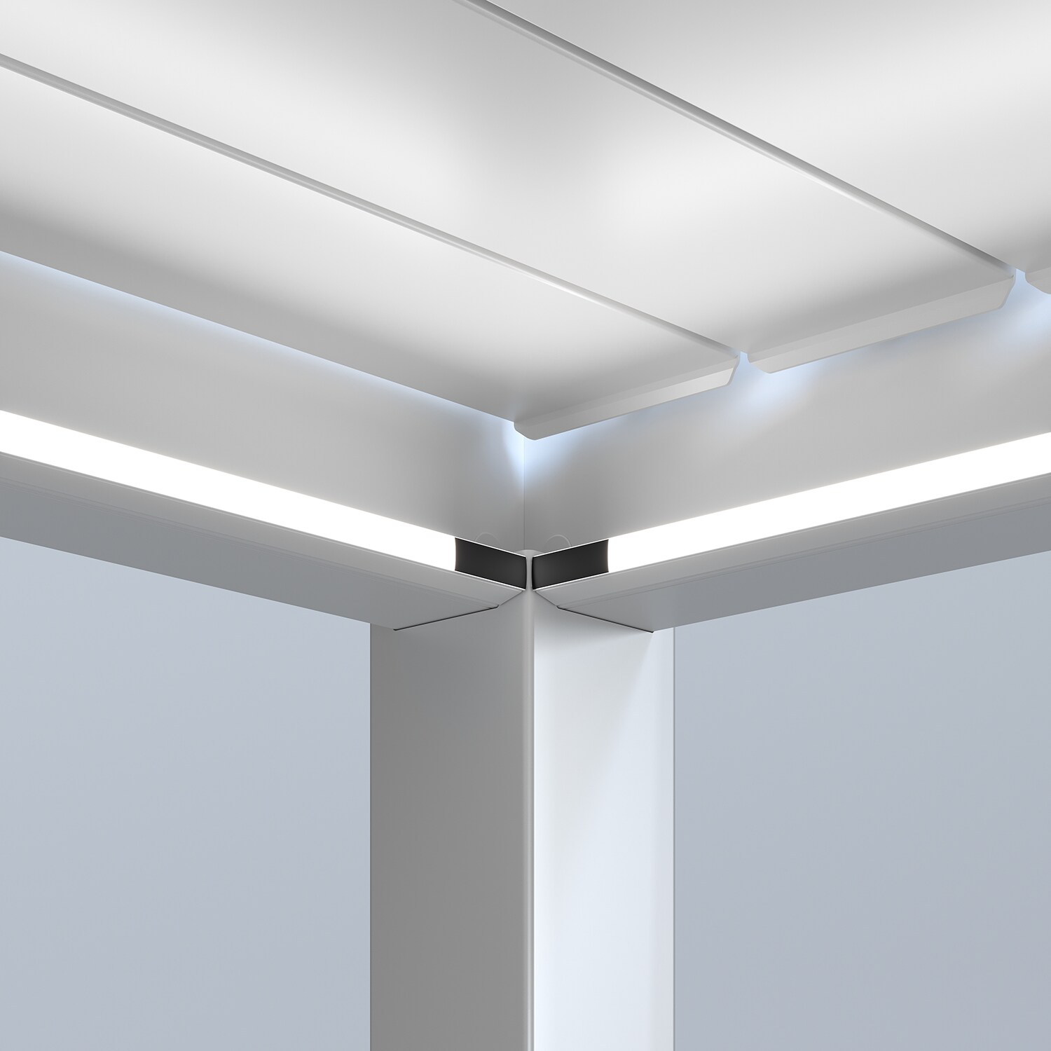 Weide Led Kit 10 Größe Weiß Für Weide Pergola3.0 X 5.3 Meter