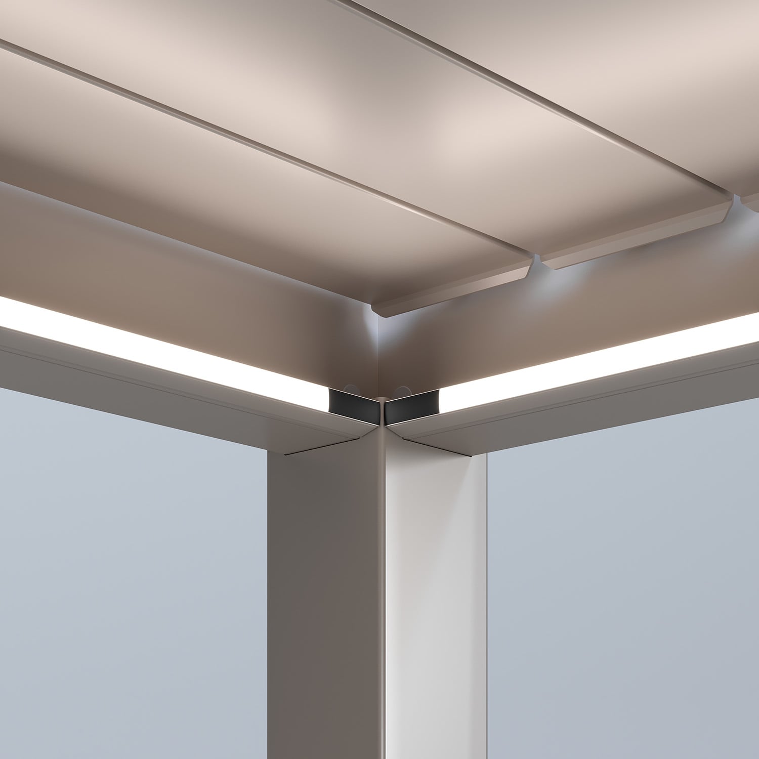 Weide Led Kit 10 Gr&ouml;&szlig;e Sand F&uuml;r Weide Pergola3.6 X 4.0 Meter - Bild 1