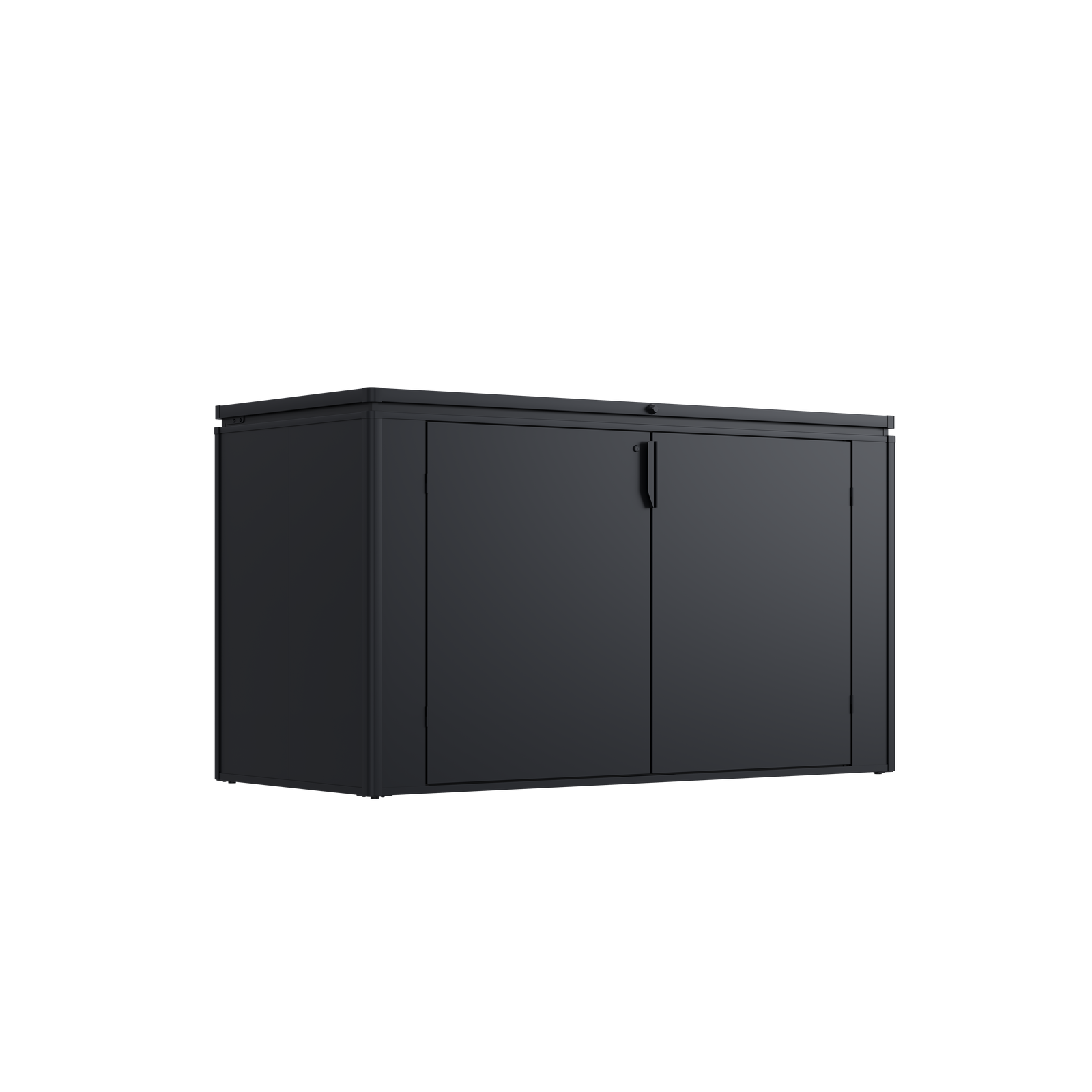 Weide Gartenbox 2400 L Anthrazit Aus Verzinktem Stahl Wetterfes - Bild 1