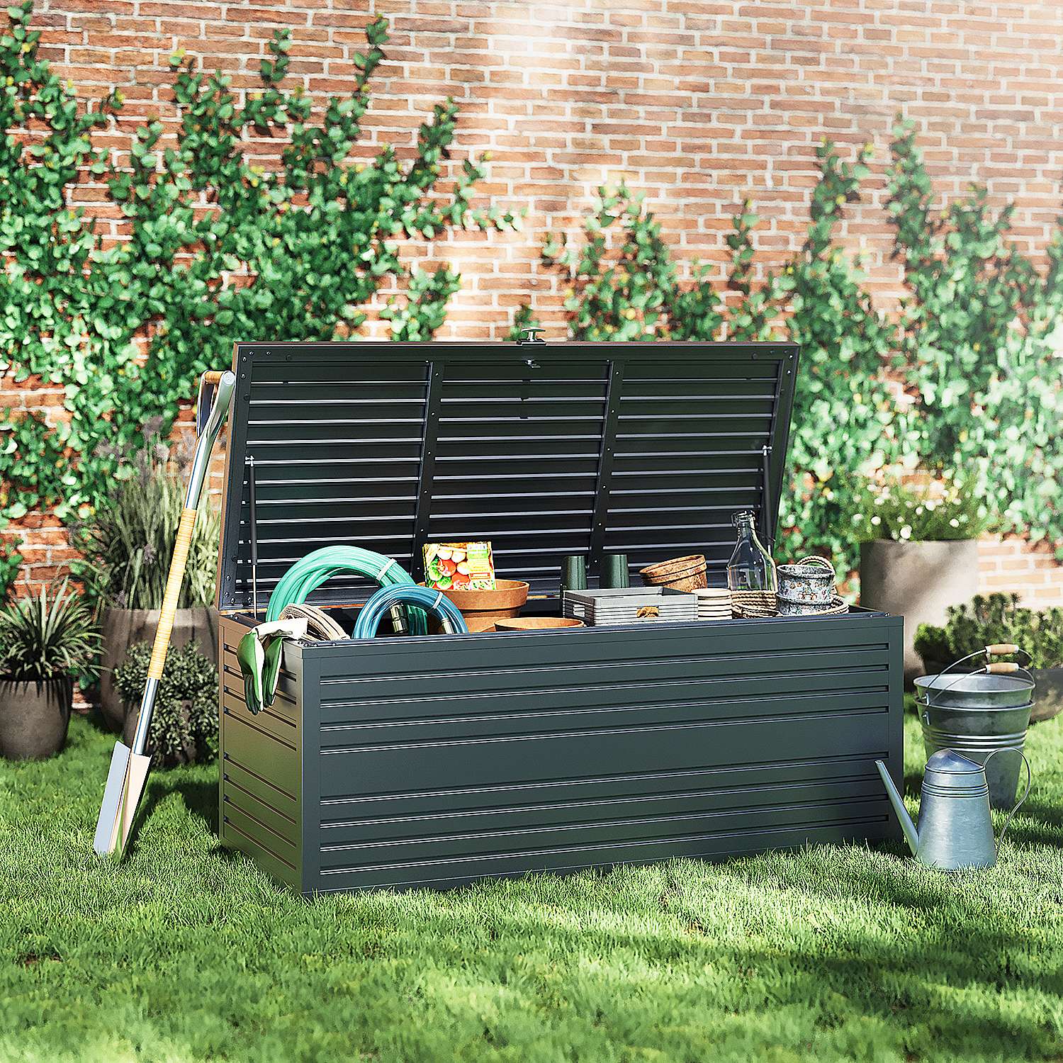 Weide Weide Gartenbox 100% Aluminium 1015 L 180 X 74 X 79 Cm - Bild 1