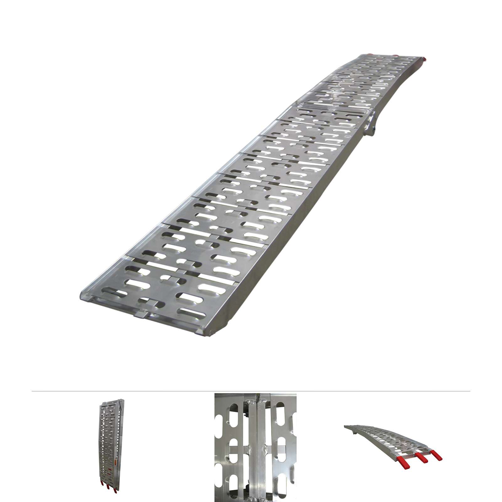 Grafner&reg; Alu Auffahrrampe Verladerampe klappbar 226x29,5 cm 340 kg - Bild 1