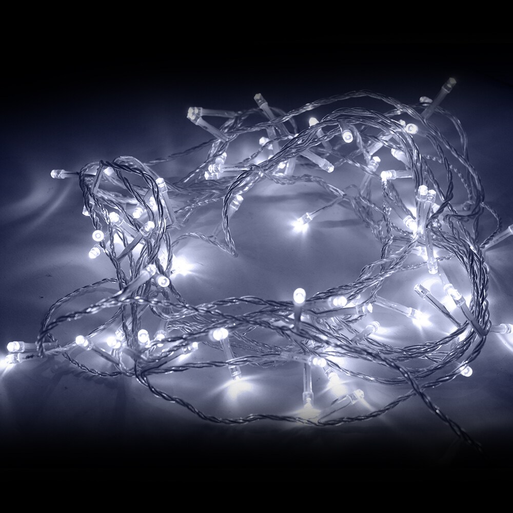 Grafner&reg; LED Lichterkette 100 LEDs 10m Kaltweiss - Bild 1