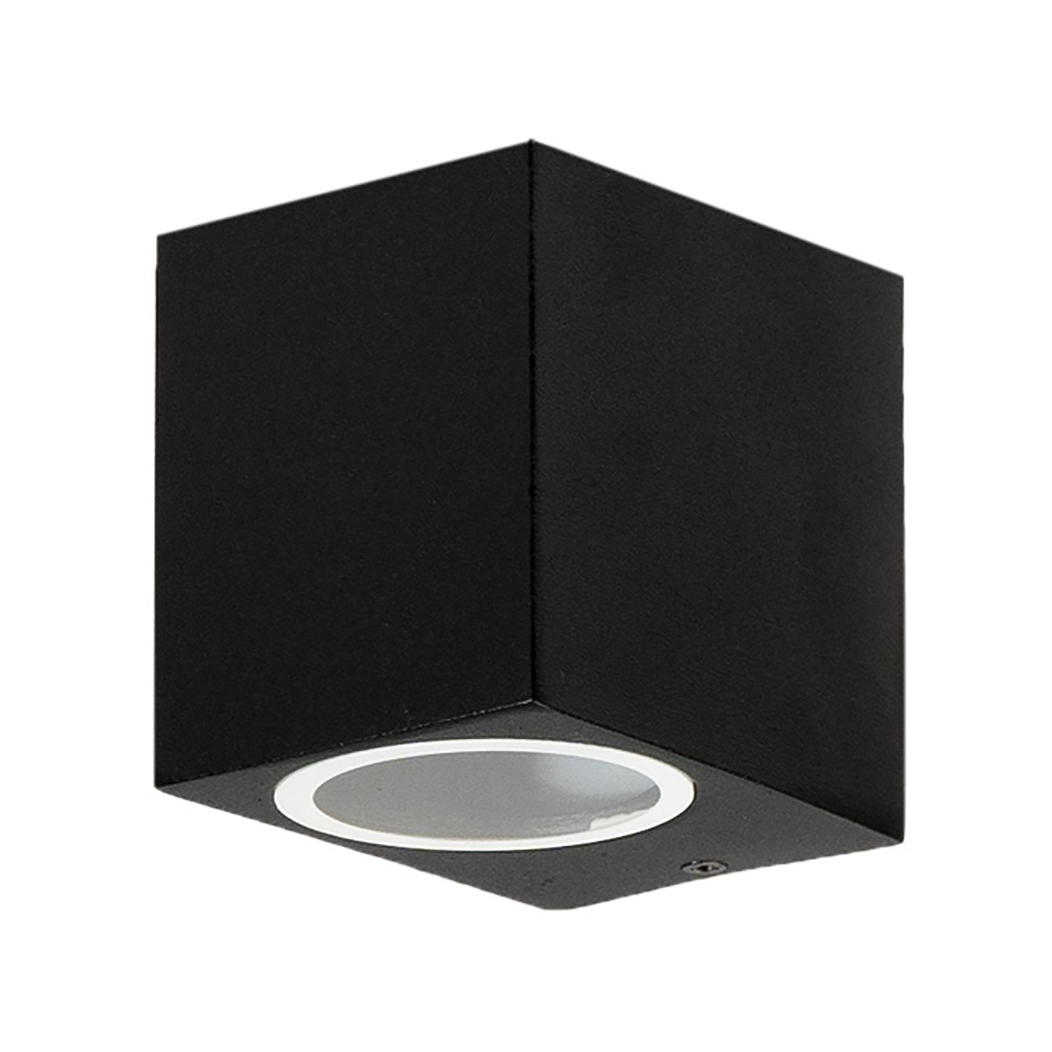 Grafner&reg; Aluminium Wandlampe 37SQWB Wandleuchte Lichtschein Down/Unten in schwarz - Bild 1