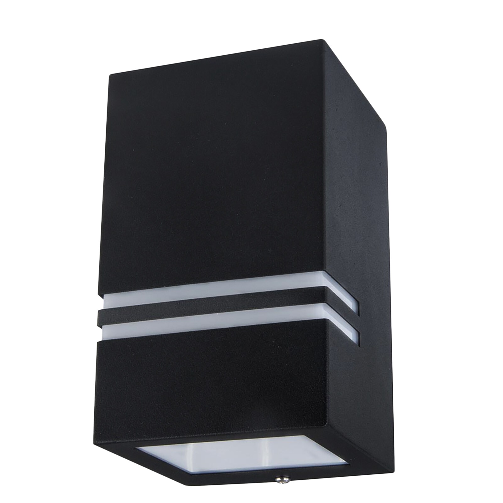 Grafner&reg; Edelstahl Wandlampe 5142 Leuchte Lichtschein Down/Unten in schwarz - Bild 1