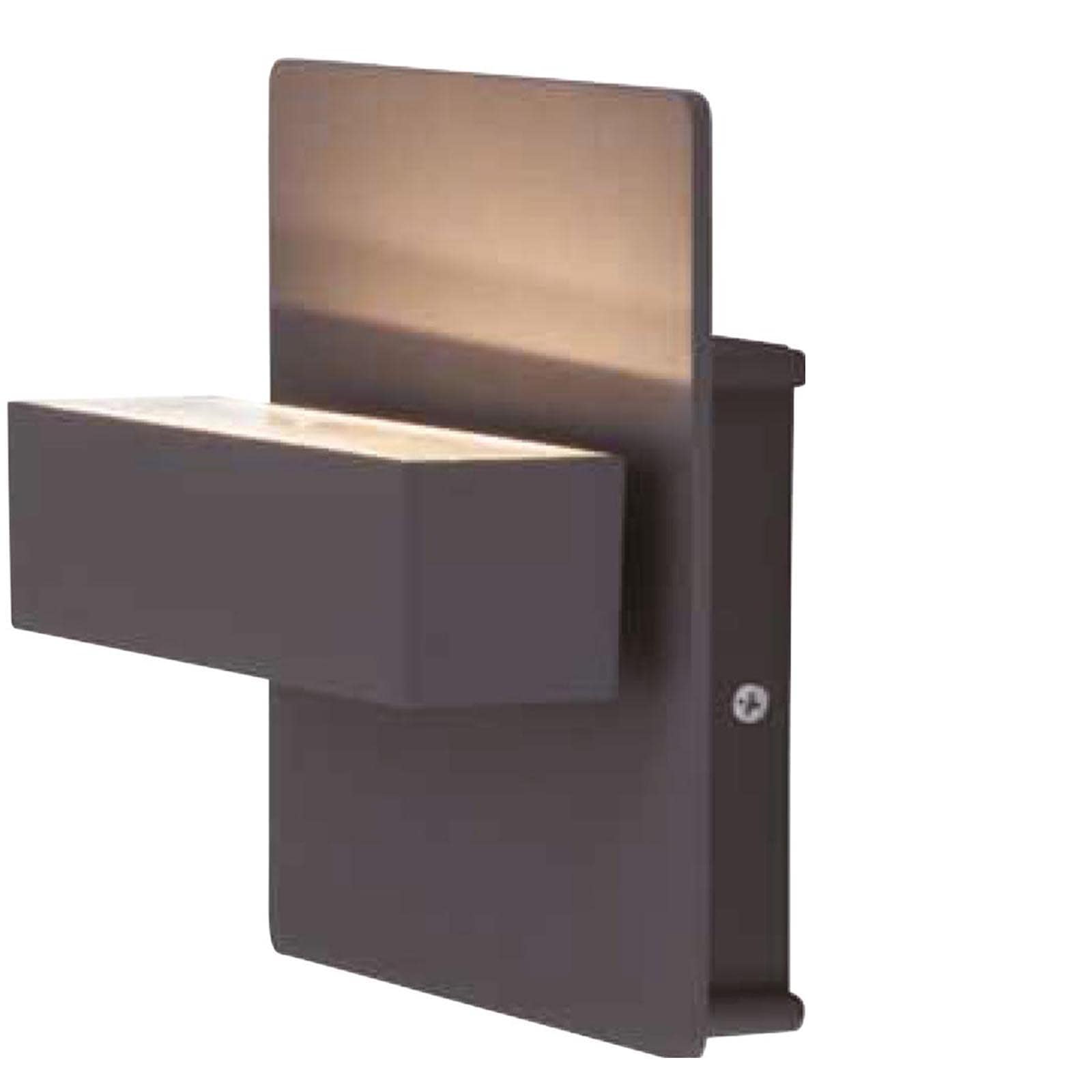 Grafner&reg; Aluminium Wandlampe 6087 Leuchte Lichtschein Up/Oben in dunkelgrau mit integrierten LEDs - Bild 1