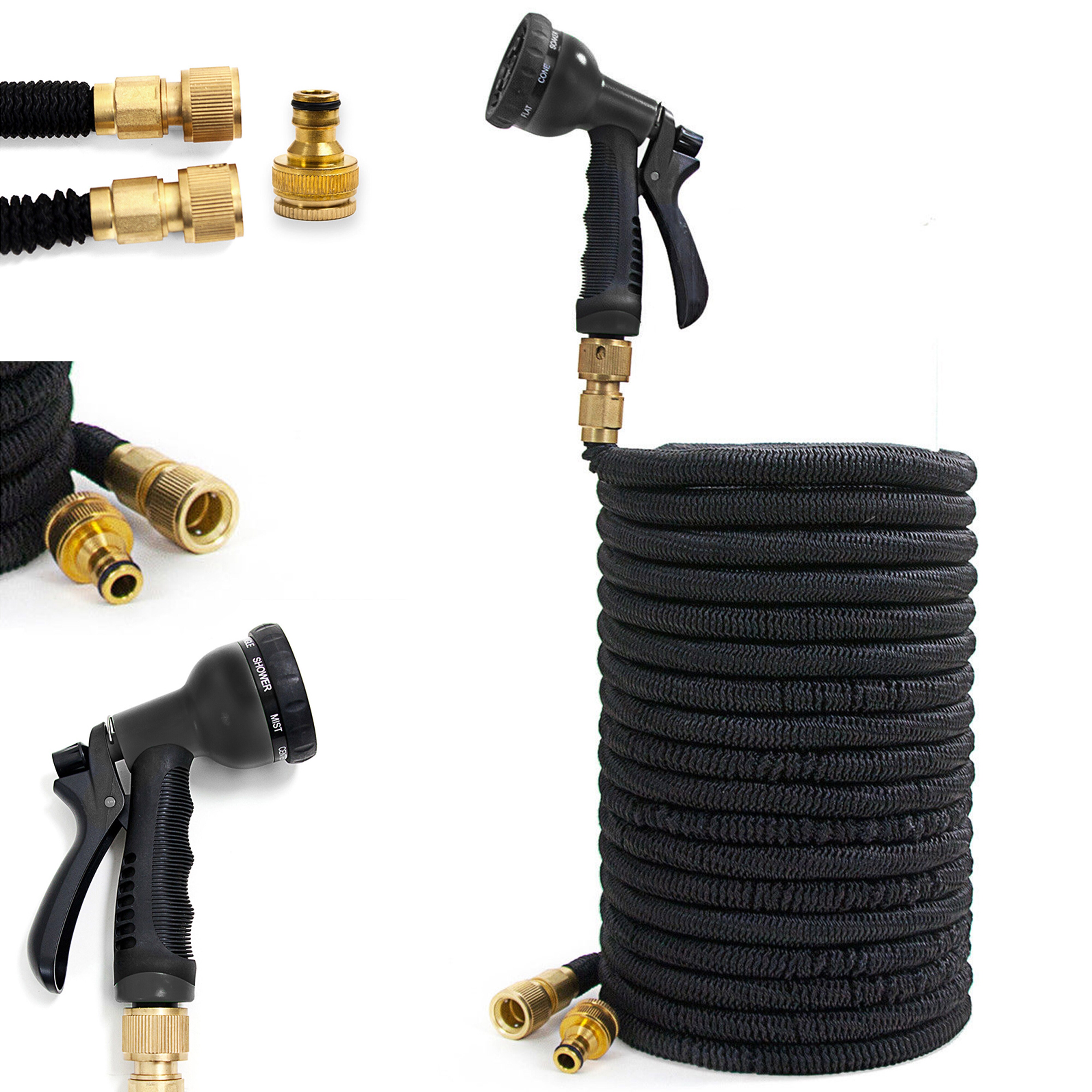 Grafner&reg; Flexibler 1/2" Gartenschlauch Premium 30 Meter inkl. Brause - Bild 1