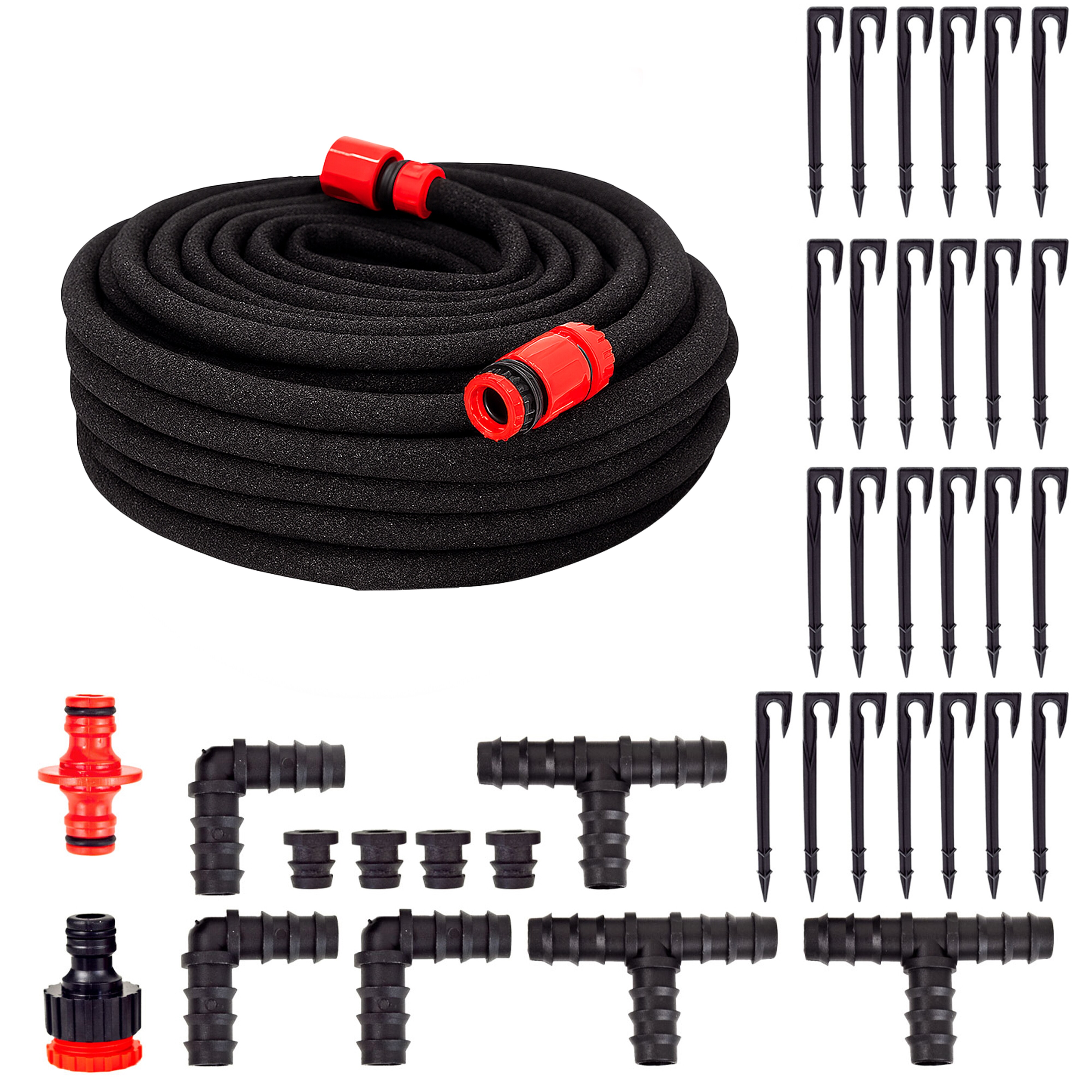 Grafner&reg; 50m Bew&auml;sserungsschlauch mit Perlfunktion im Set Perlregner Perlschlauch Tropfschlauch - Bild 1