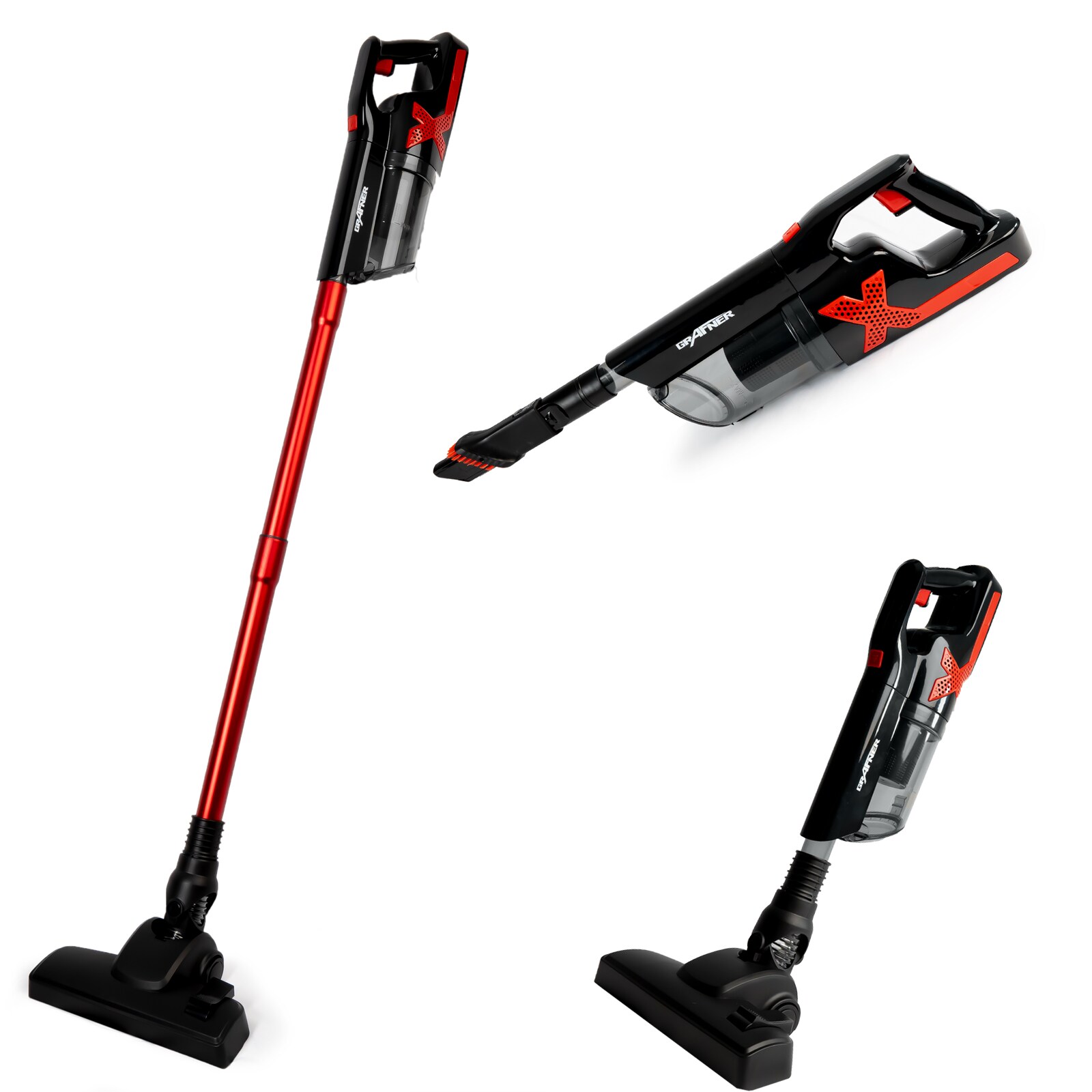 Grafner® Akku-Zyklon-Handstaubsauger mit HEPA-Filter AS10759