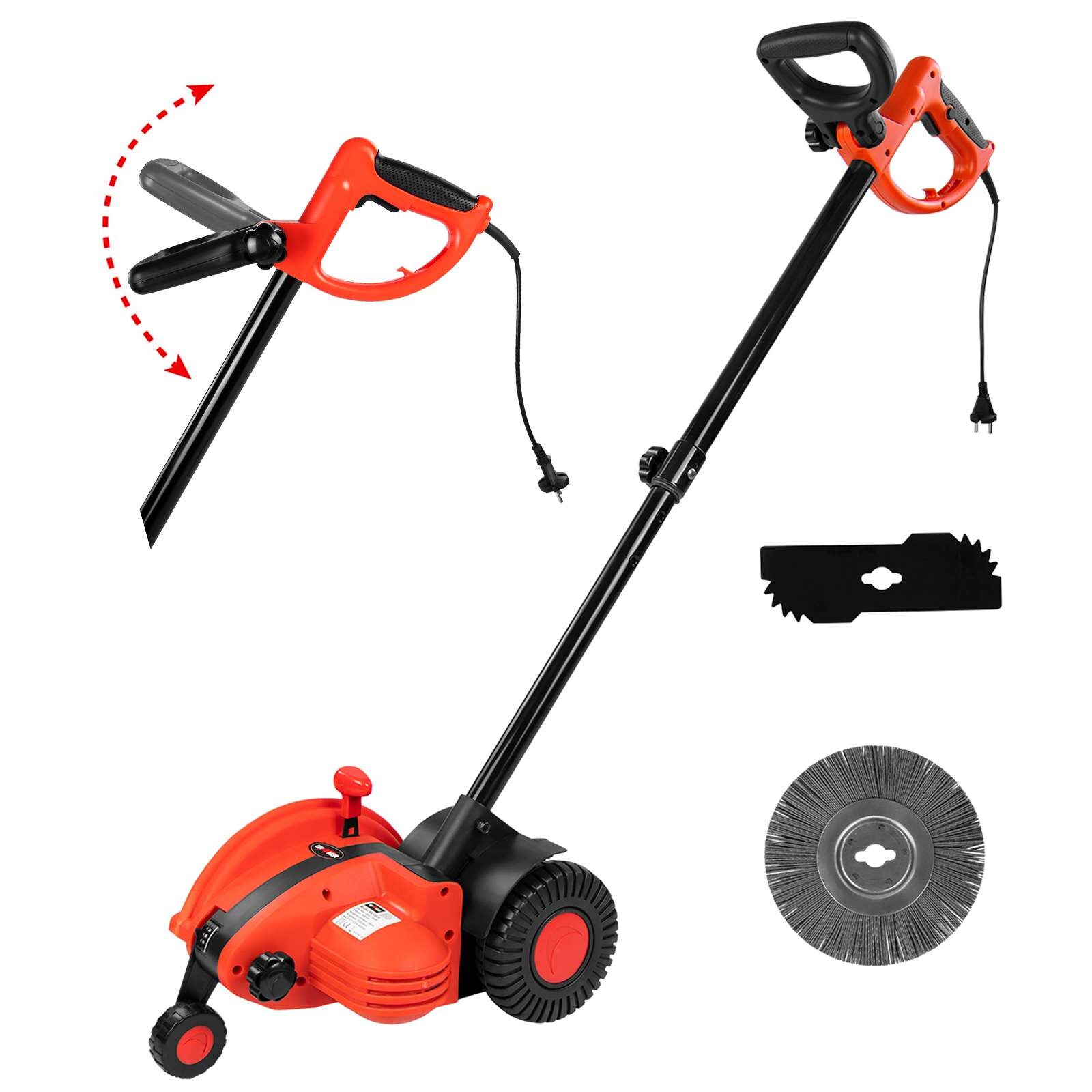 Grafner® 2in1 Rasenkantenschneider und Fugenbürste RK10874