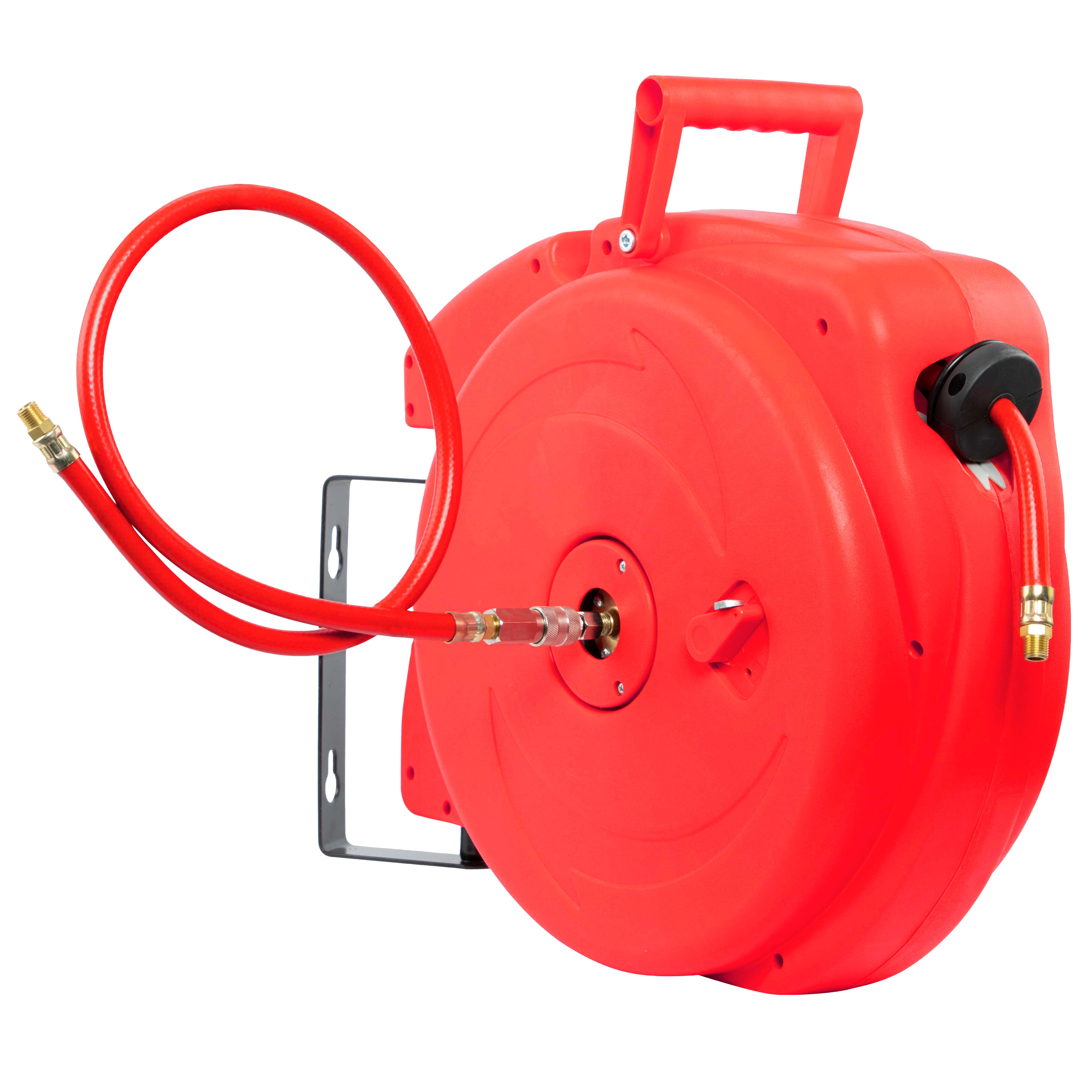 Grafner&reg; Automatik Schlauchtrommel 20m Druckluft Schlauch Aufroller AS10932 - Bild 1