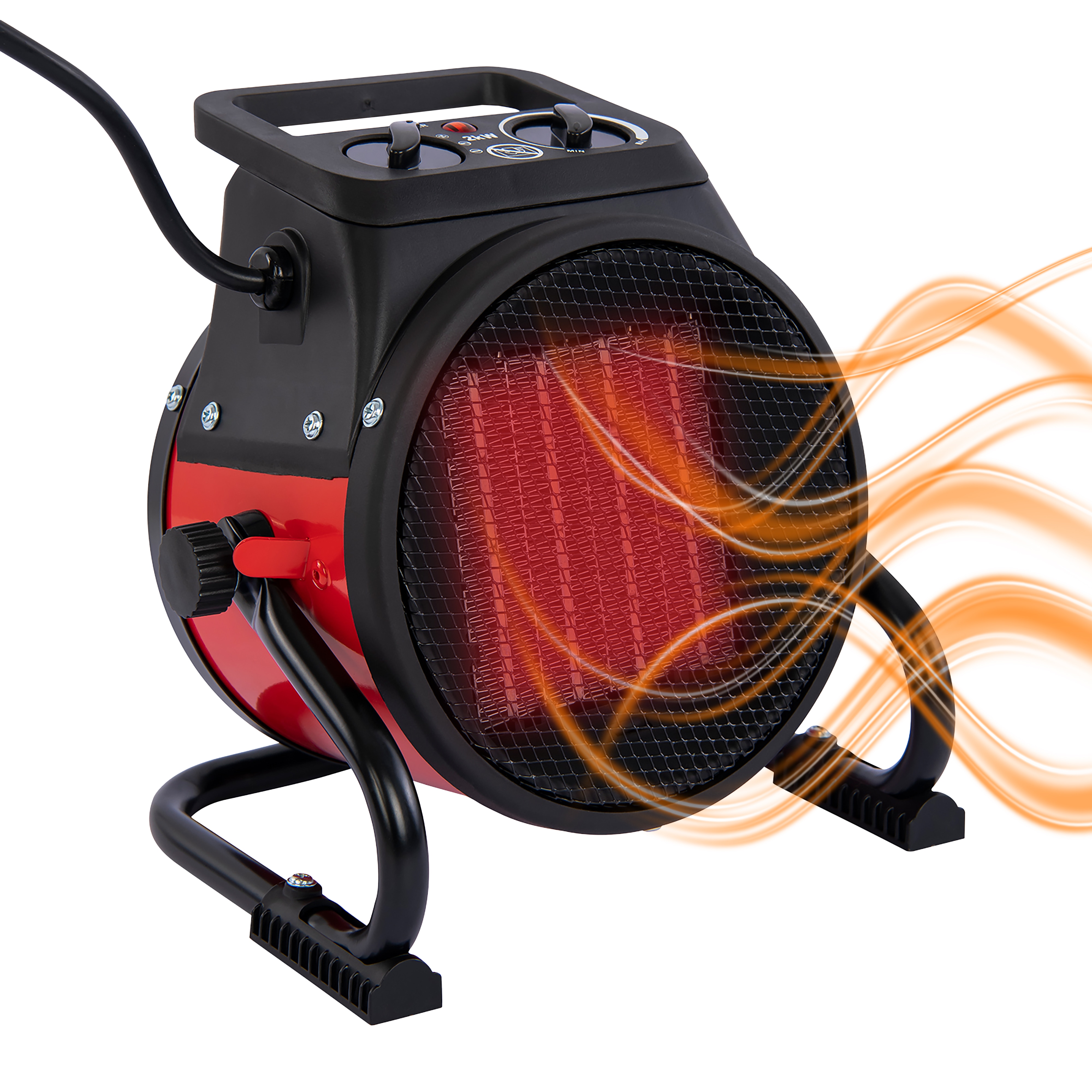 Grafner&reg; Elektroheizer Heizl&uuml;fter Bauheizer 2000 Watt Heizstrahler EH10933 - Bild 1