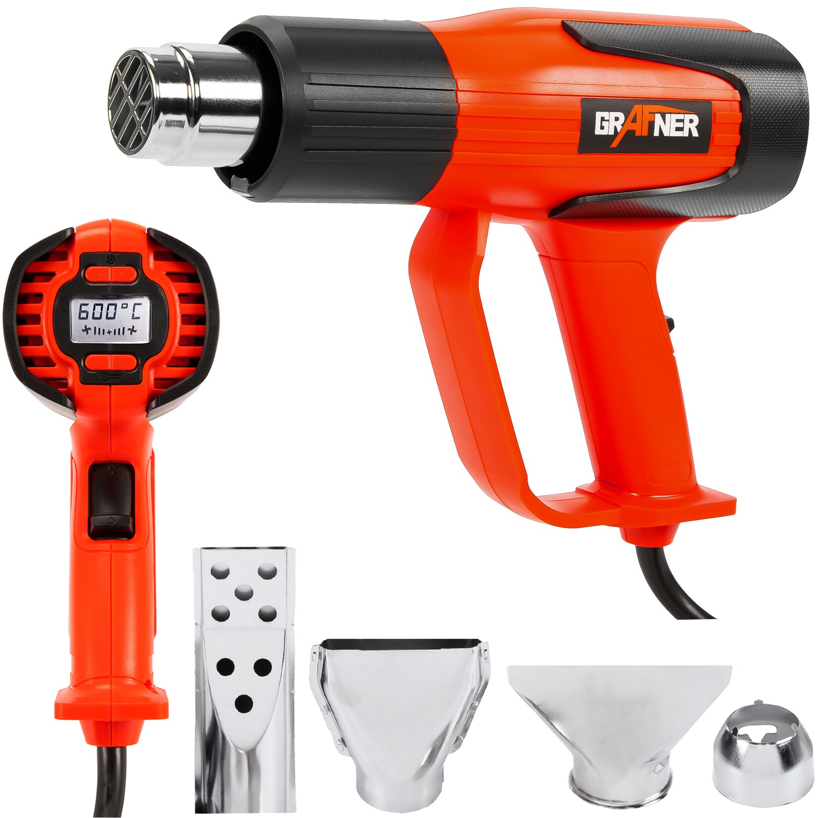 Grafner Heißluftpistole Heißluftgebläse 2 kW HL10940