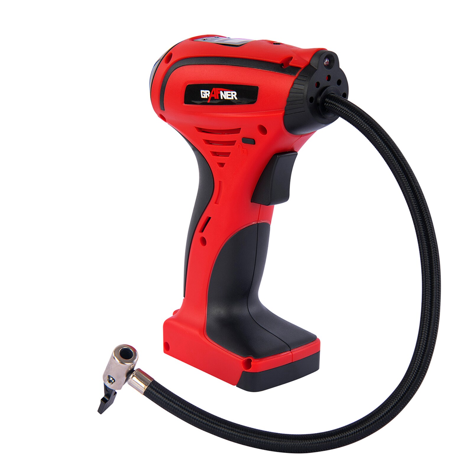 Grafner&reg; 12V Kompressor Handkompressor mit digitaler Druckanzeige elektrische Luftpumpe KO10943 - Bild 1