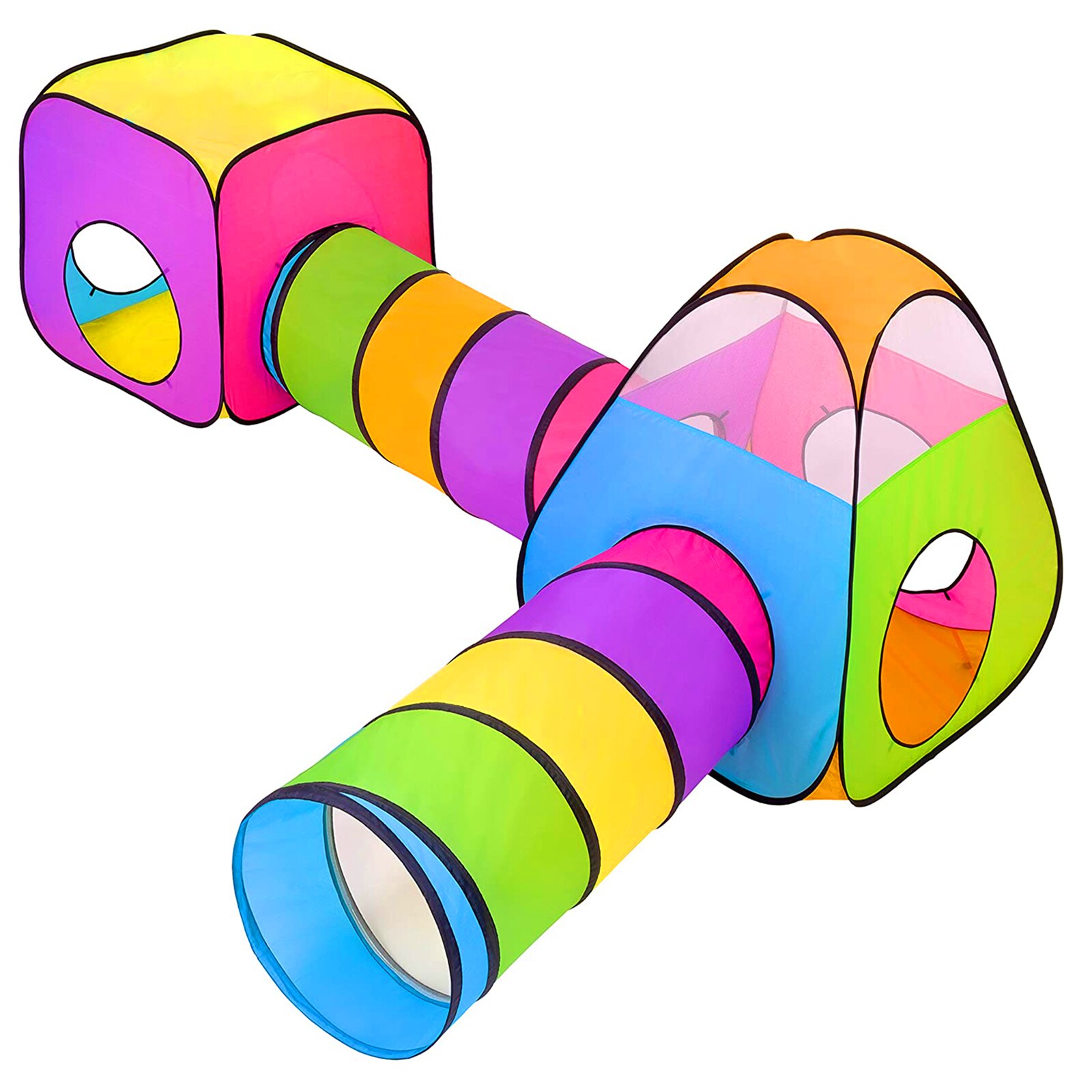 Grafner Spielzelt 4 in 1 Kinderzelt Babyzelt mit Krabbeltunnel - Bild 1