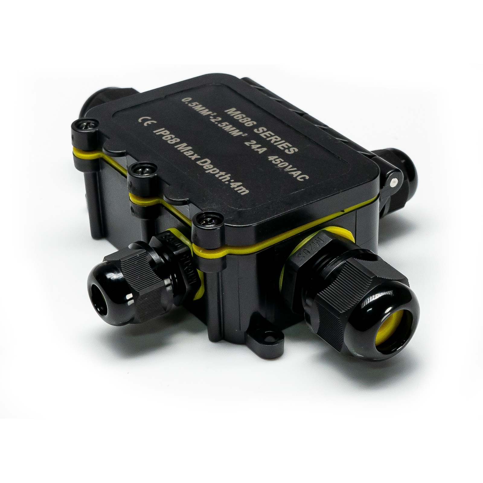 Grafner&reg; Kabelverbinder Wasserdicht 4 Polig IP68 Verbindungsmuffe Erdkabel Abzweigdose Verteilerdose - Bild 1