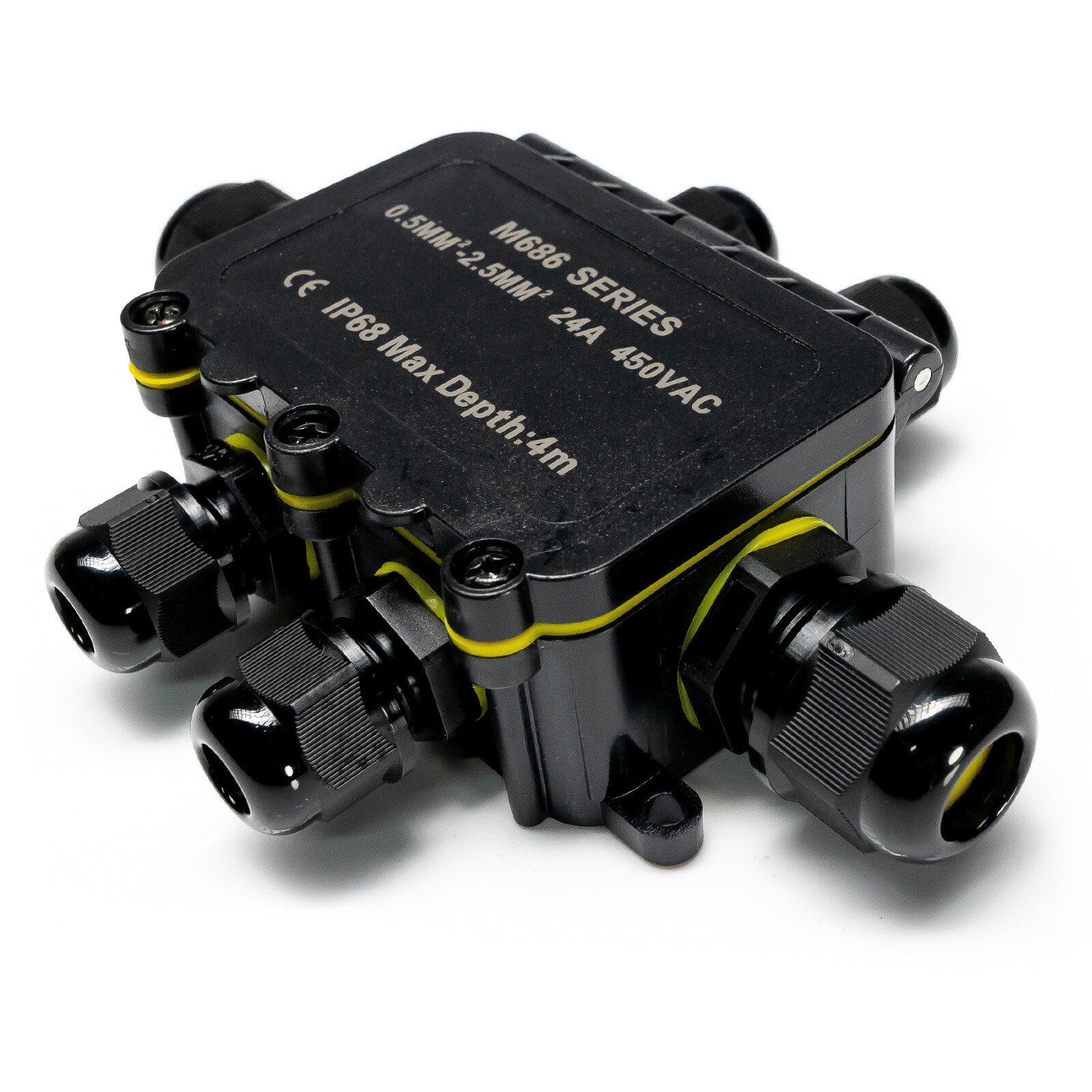 Grafner&reg; Kabelverbinder Wasserdicht 4 Polig IP68 Verbindungsmuffe Erdkabel Abzweigdose Verteilerdose - Bild 1