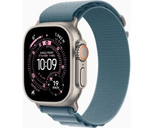 Apple Watch Ultra 3 &mdash; Titan Natural / Alpine Loop - Hellblau - M L A3281 - Bild 1