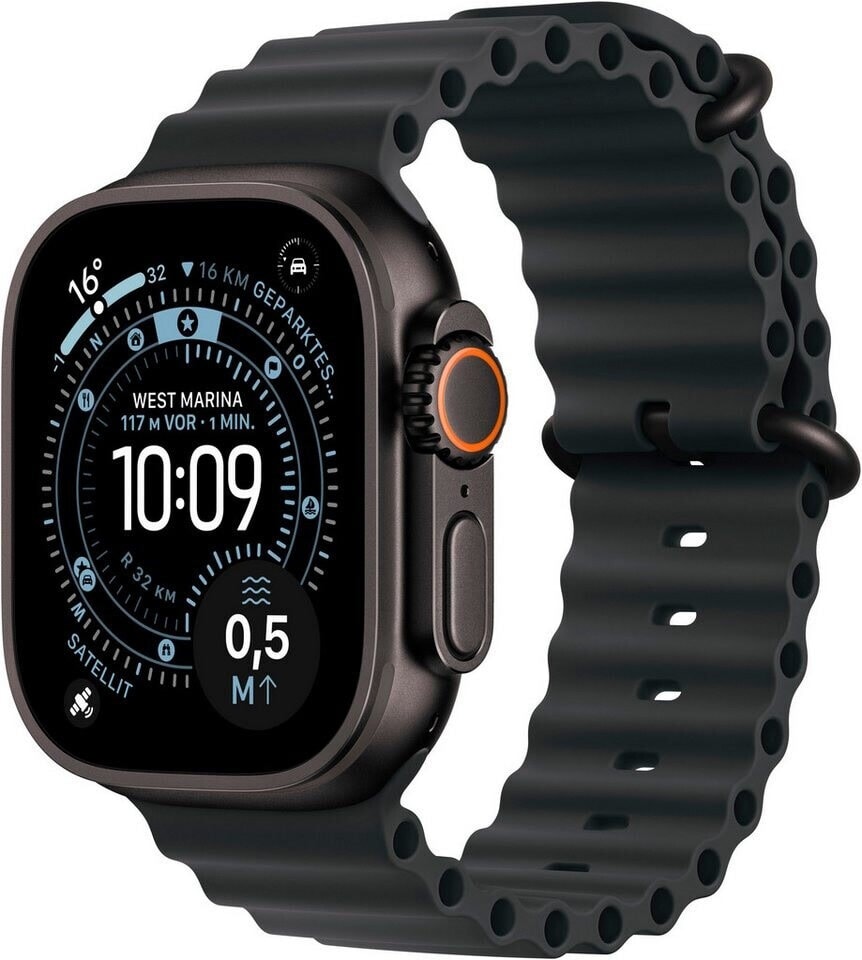 Apple Watch Ultra 3 Titan Oceanband Schwarz Black NEU OVP - Bild 1